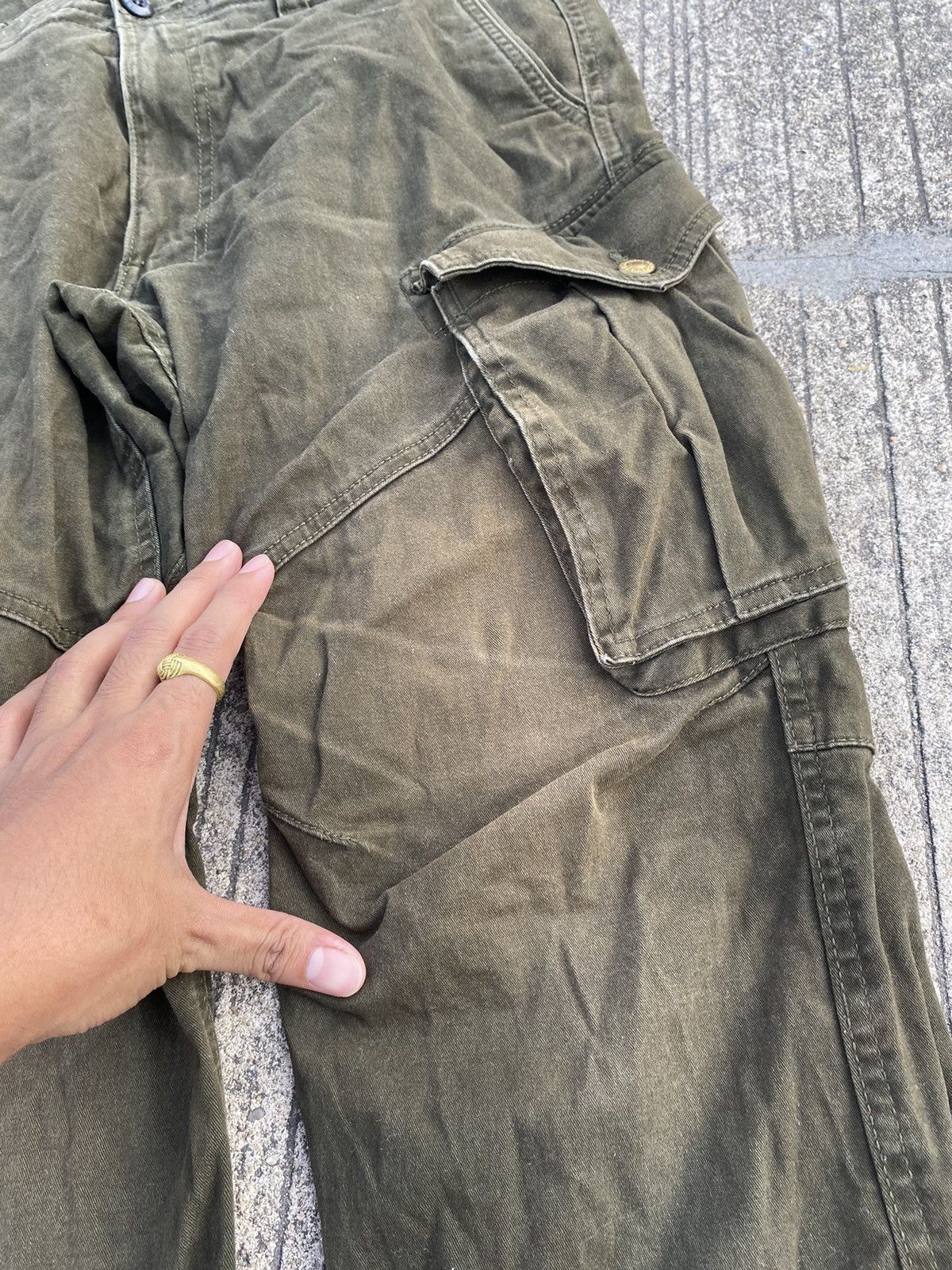 Japanese Brand Vintage GERIDE Military Flared Pants Size US 31 - 16 Thumbnail
