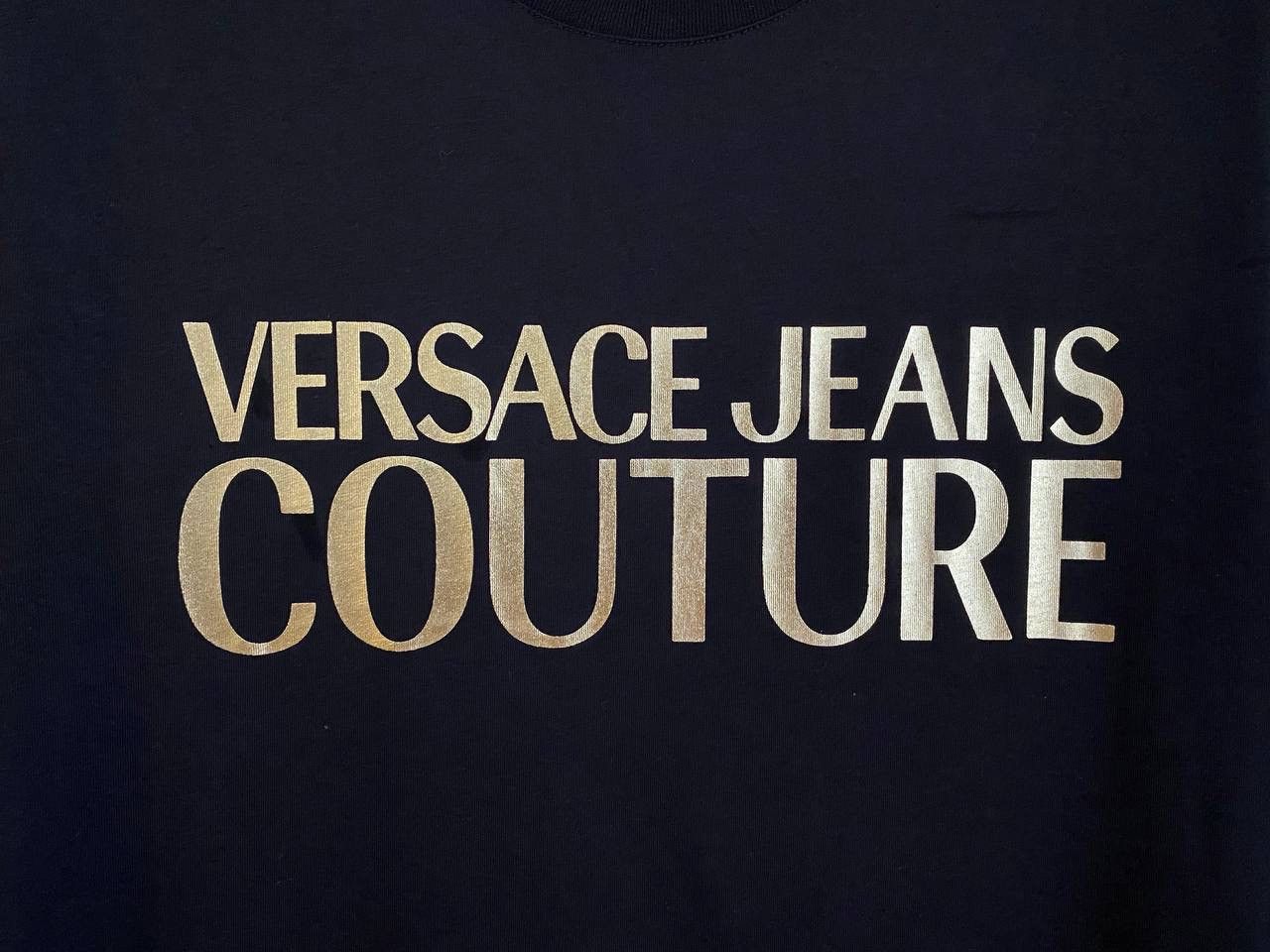 Designer × Versace Versace Jeans Couture Men’s Black T-Shirt, Size M Size US M / EU 48-50 / 2 - 4 Thumbnail