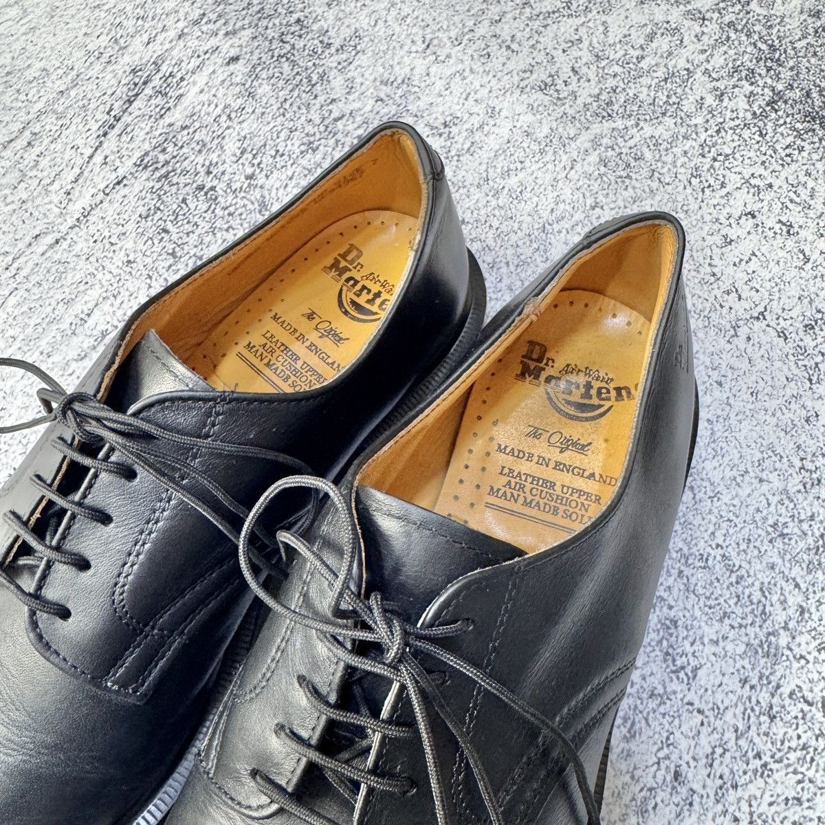 Dr. Martens × Handmade × Vintage Dr. Martens England Black Derbies US8 UK7 EU41 26cm Size US 8 / EU 41 - 11 Thumbnail