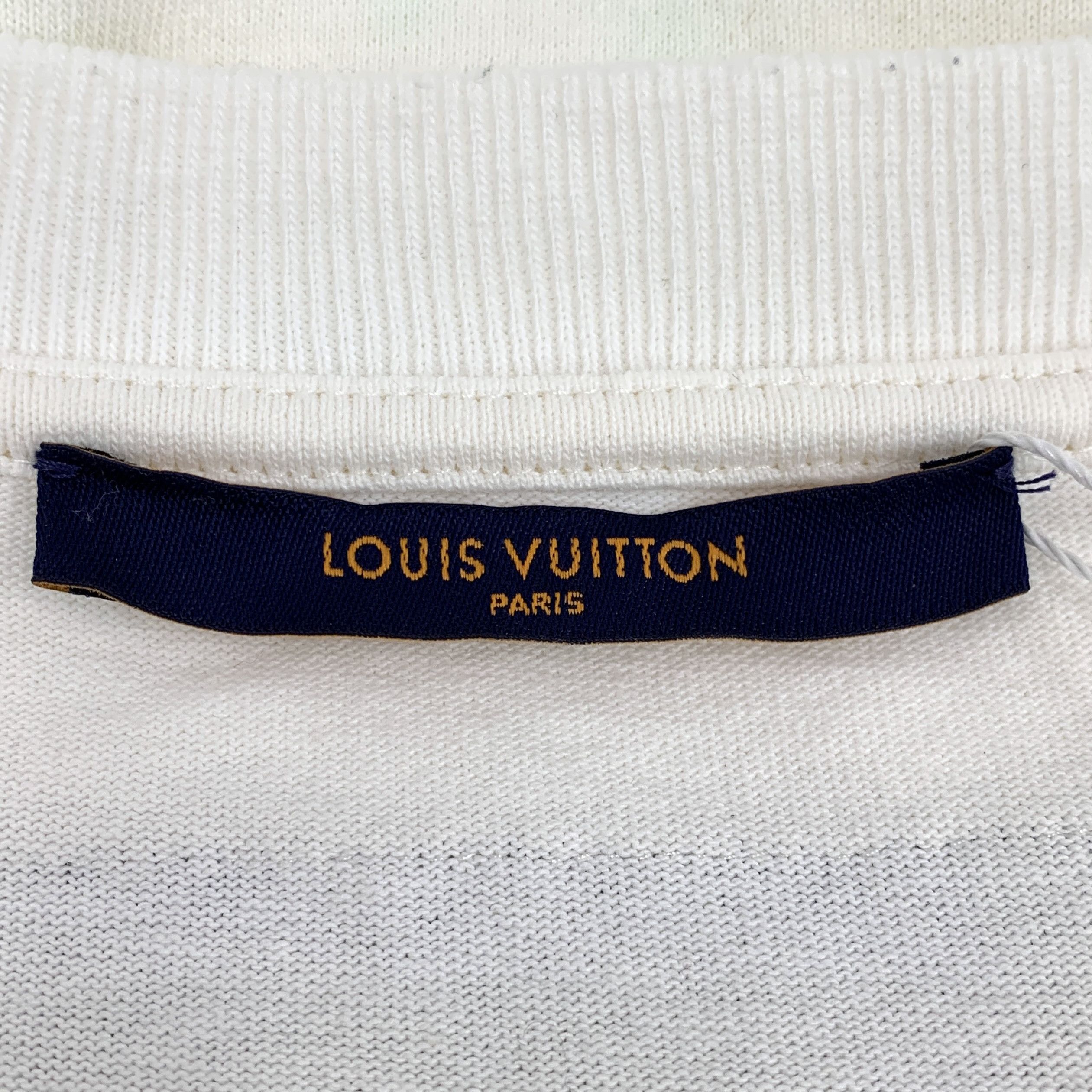 Louis Vuitton Louis Vuitton Tee – White Embroidered Logo Cotton (Size XXL) Size US XXL / EU 58 / 5 - 2 Thumbnail