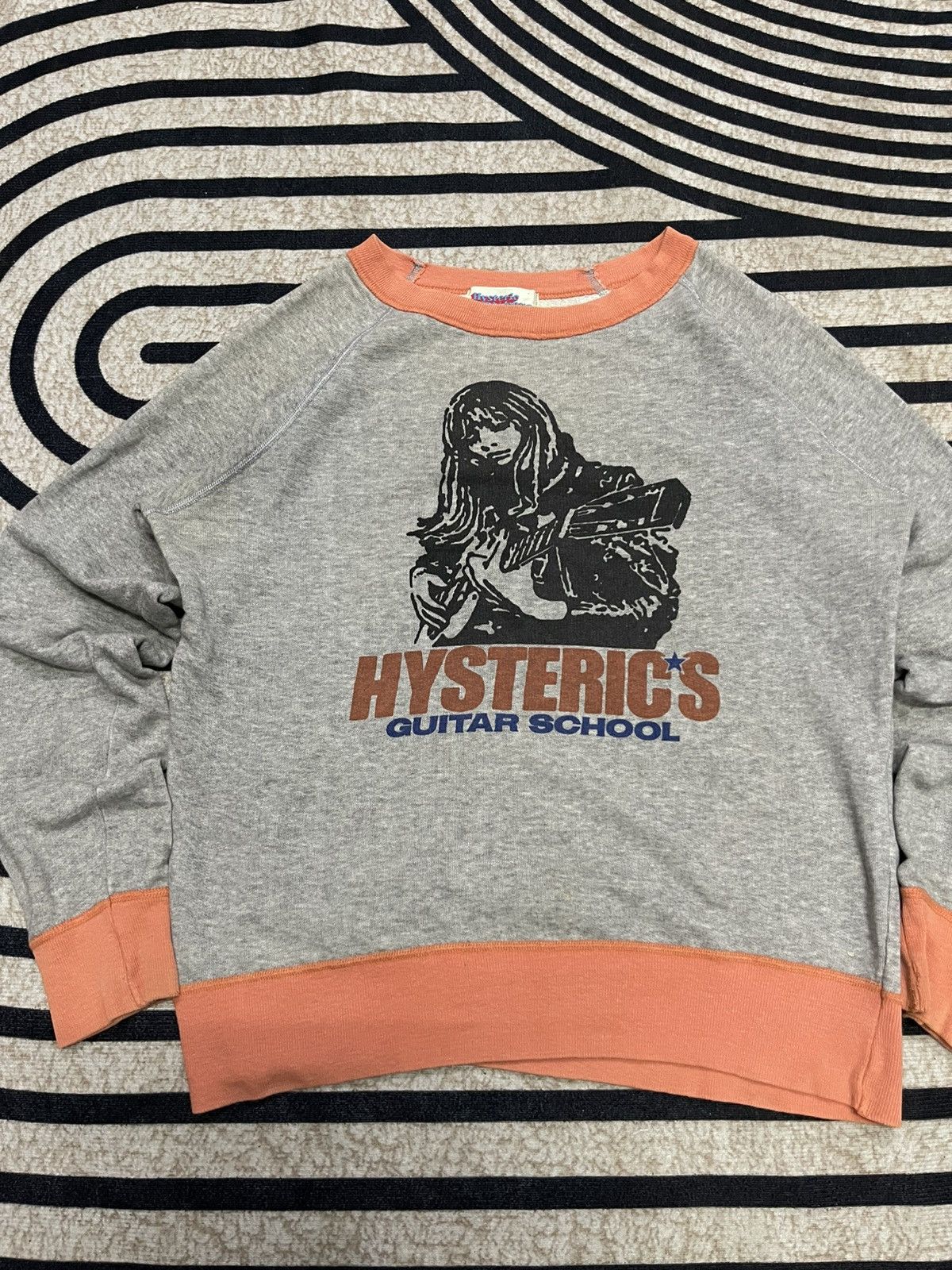 Hysteric Glamour 90s HYSTERIC GLAMOUR GUITAR SCHOOL SWEATSHIRTS RARE Size US M / EU 48-50 / 2 - 4 Thumbnail
