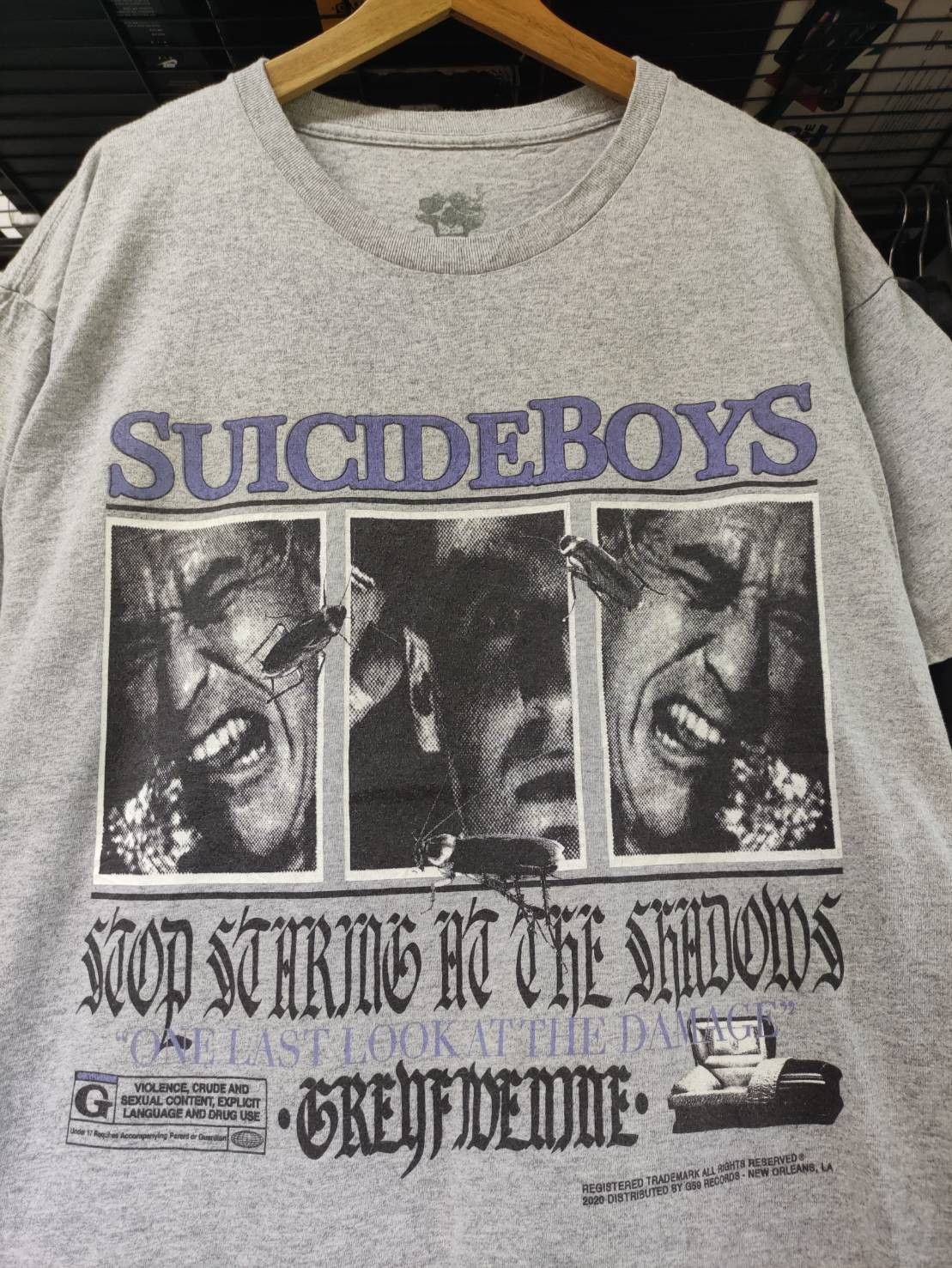 Fuck The Population × G59 Records $uicideboy$ " One Last Look At The Damage " Single Promo Size US XL / EU 56 / 4 - 1 Thumbnail