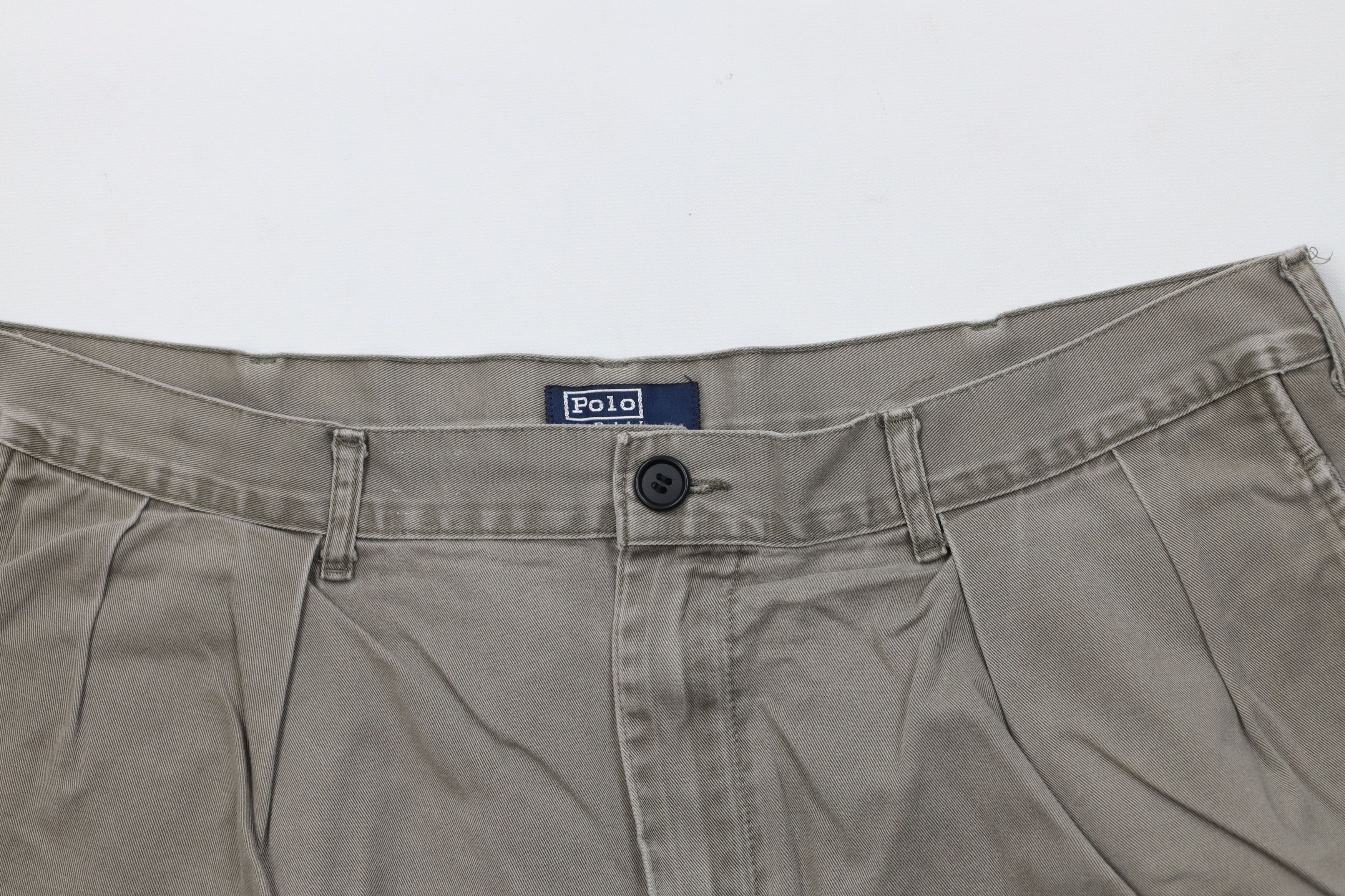 Ralph Lauren Vintage 90s Ralph Lauren Above Knee Chino Shorts Cotton USA Size US 38 / EU 54 - 2 Thumbnail