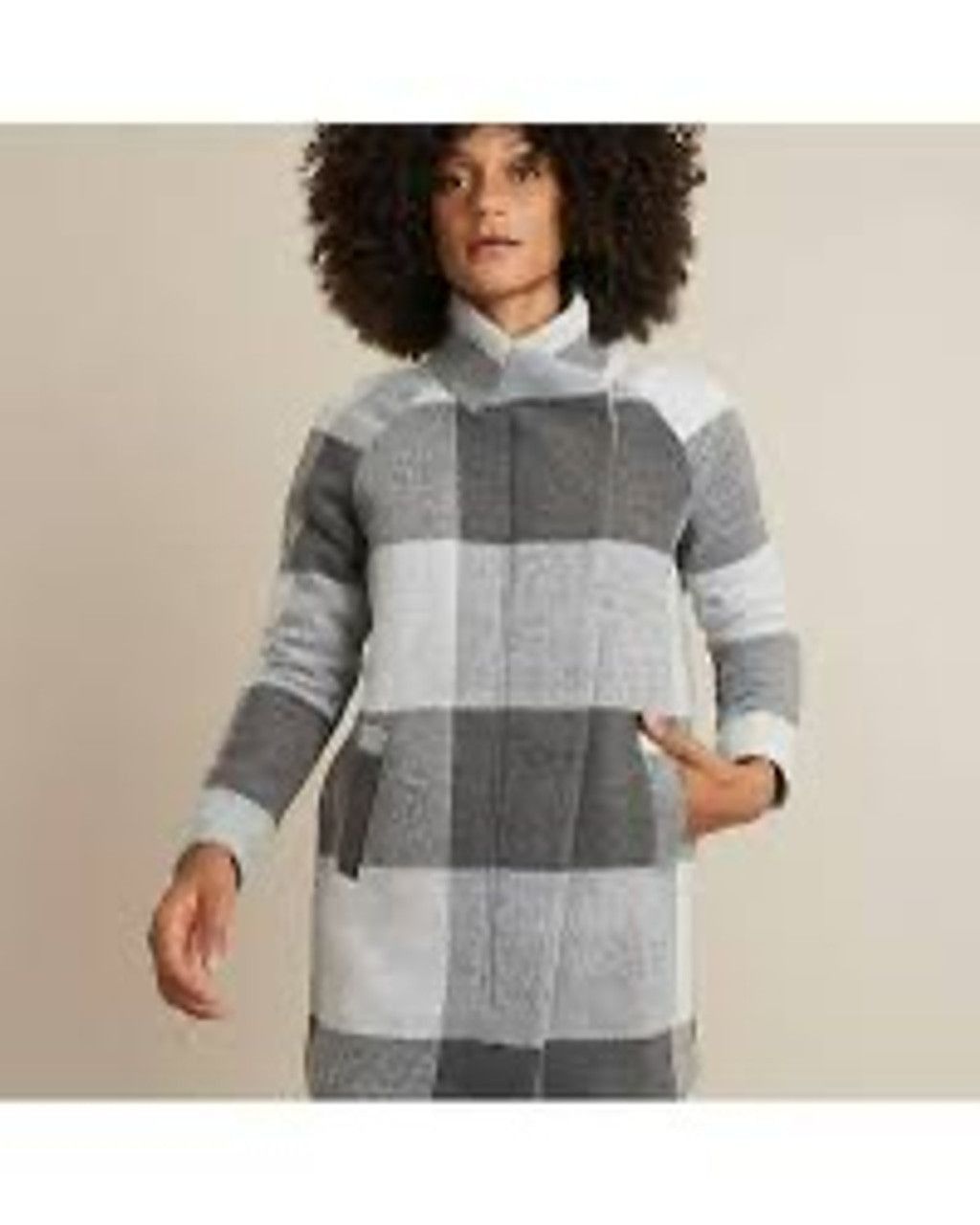 Marine Layer Marine Layer Stephanie Buffalo Check Coat Jacket Size Small Size S / US 4 / IT 40 - 1 Thumbnail