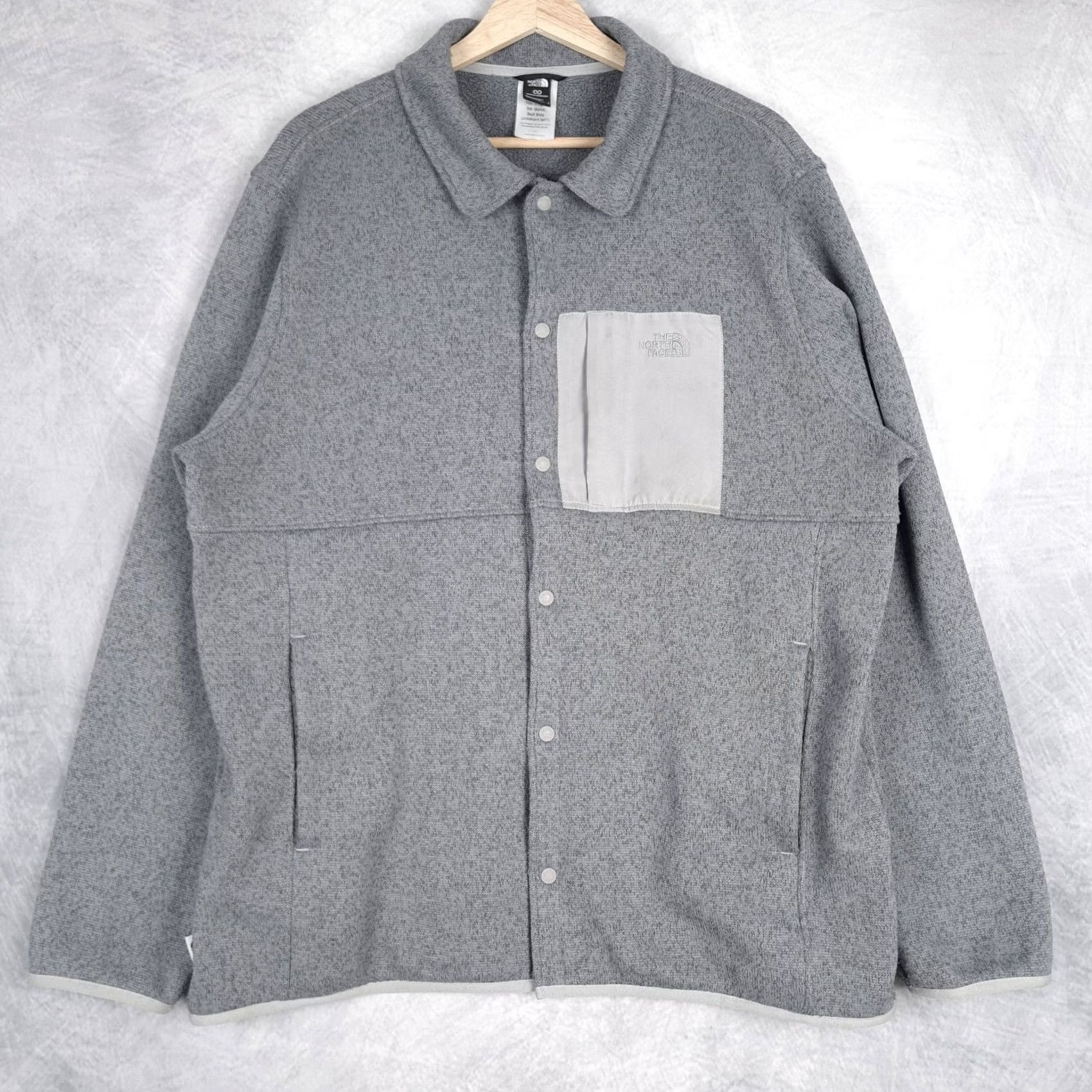 The North Face The North Face Front Range Fleece Shacket Mens Large Gray Snap Overcoat Jackets Shacket Mens Large Gray The North Face Front Range Fleece Shacket Size US L / EU 52-54 / 3 - 2 Thumbnail