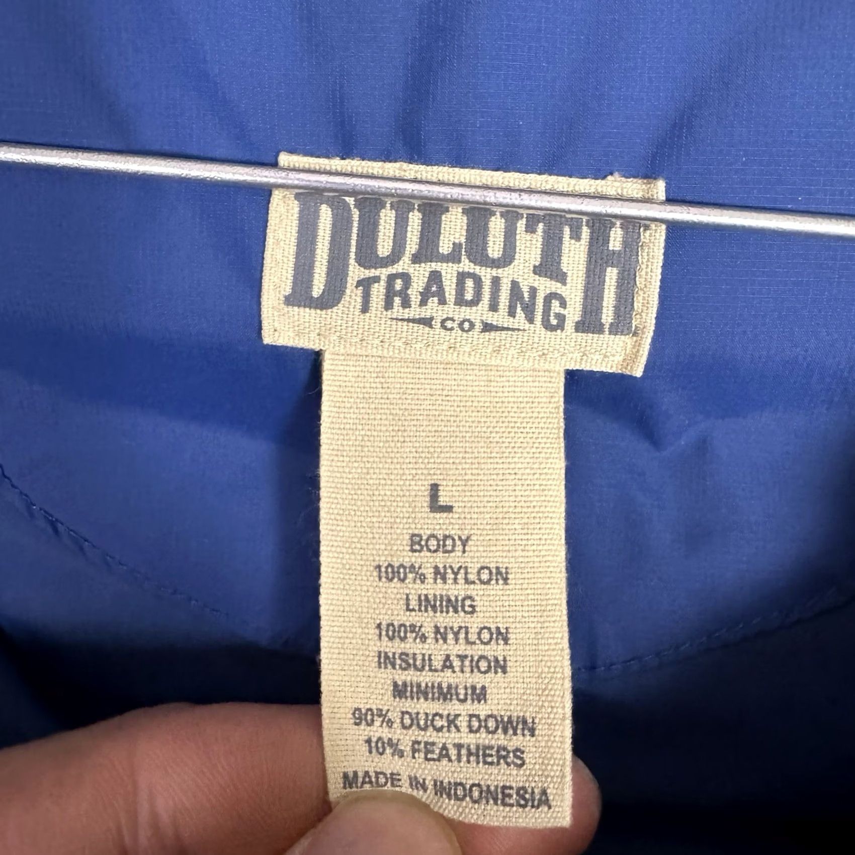 Duluth Trading Company Duluth Trading Vest Women L Down Quilted Puffer Long Cordura Fall Winter Blue Zip【】 Size L / US 10 / IT 46 - 5 Thumbnail