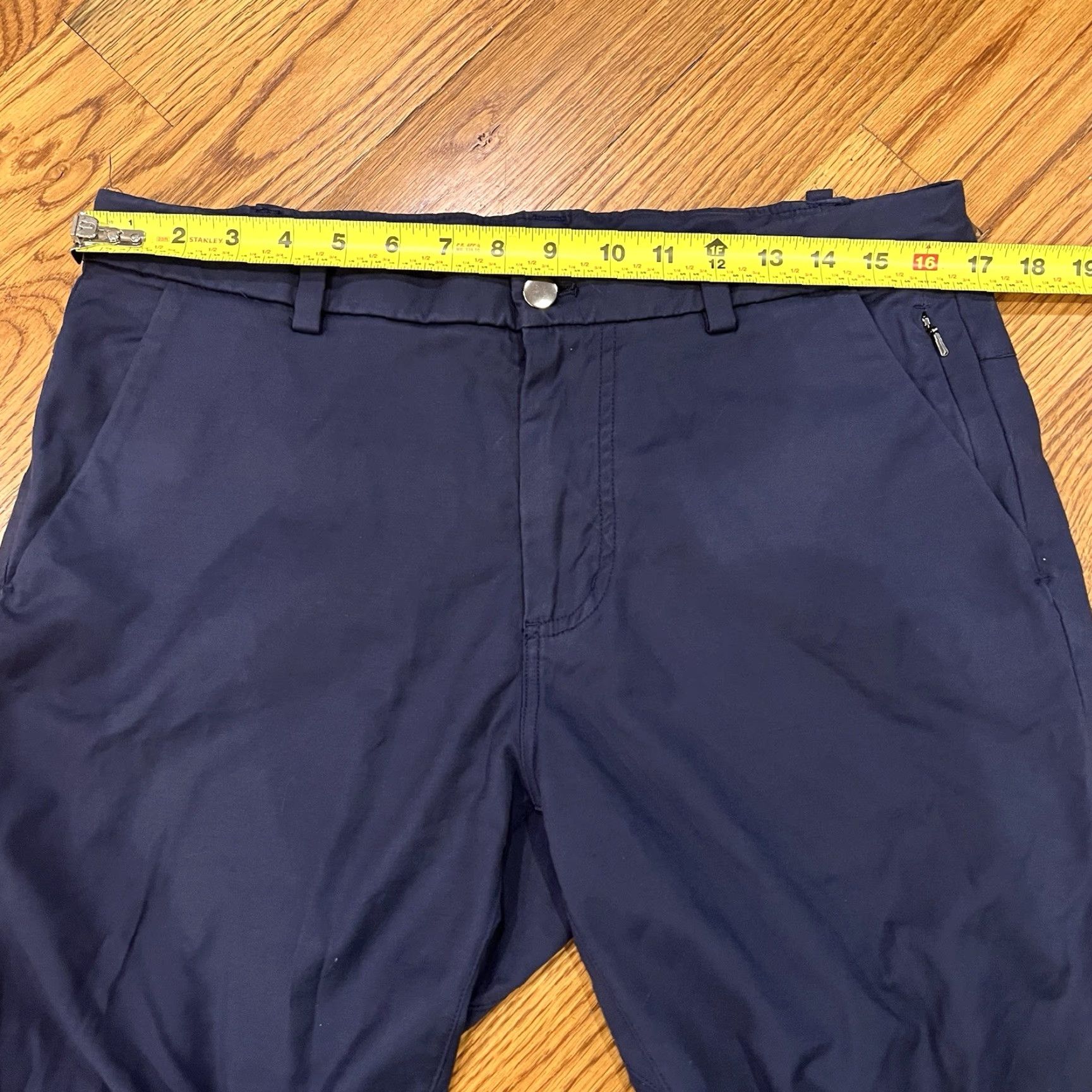 Lululemon Lululemon ABC Pant Slim Navy Blue Nylon Stretch Chino Pant 32x32 Adult Mens Size US 32 / EU 48 - 6 Thumbnail