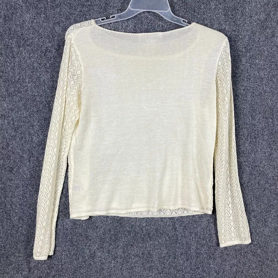 Other Nine & Company Sweater Women's Large Pullover Ramie Blend Size L / US 10 / IT 46 - 7 Thumbnail