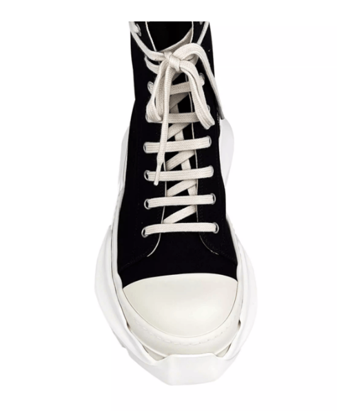 Rick Owens Drkshdw RO Drkshdw Men's Canvas Thick Sole Shoes Size US 7.5 / EU 40-41 - 2 Thumbnail