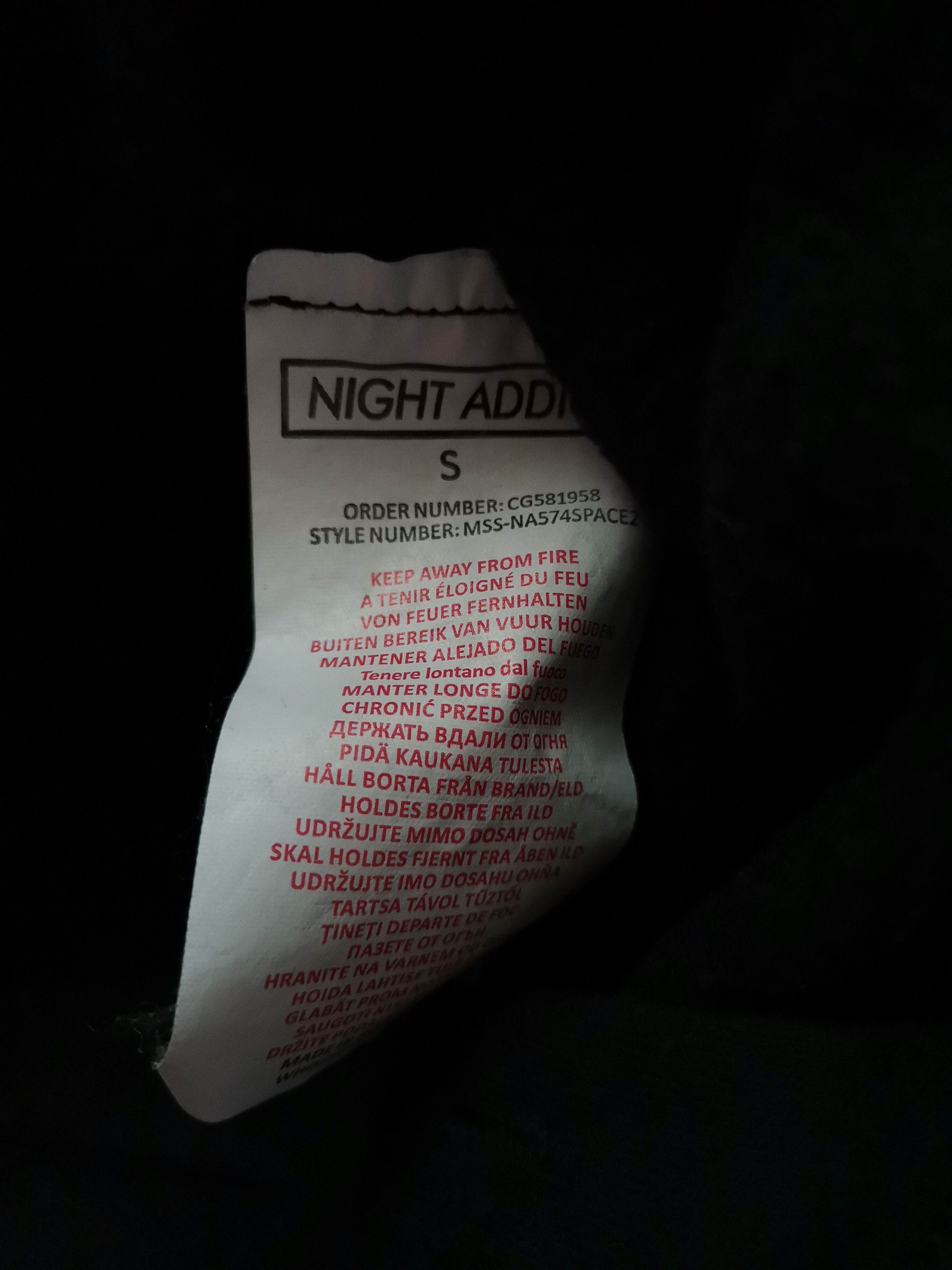 Other Night Addict Space Hoodie Size US S / EU 44-46 / 1 - 6 Thumbnail