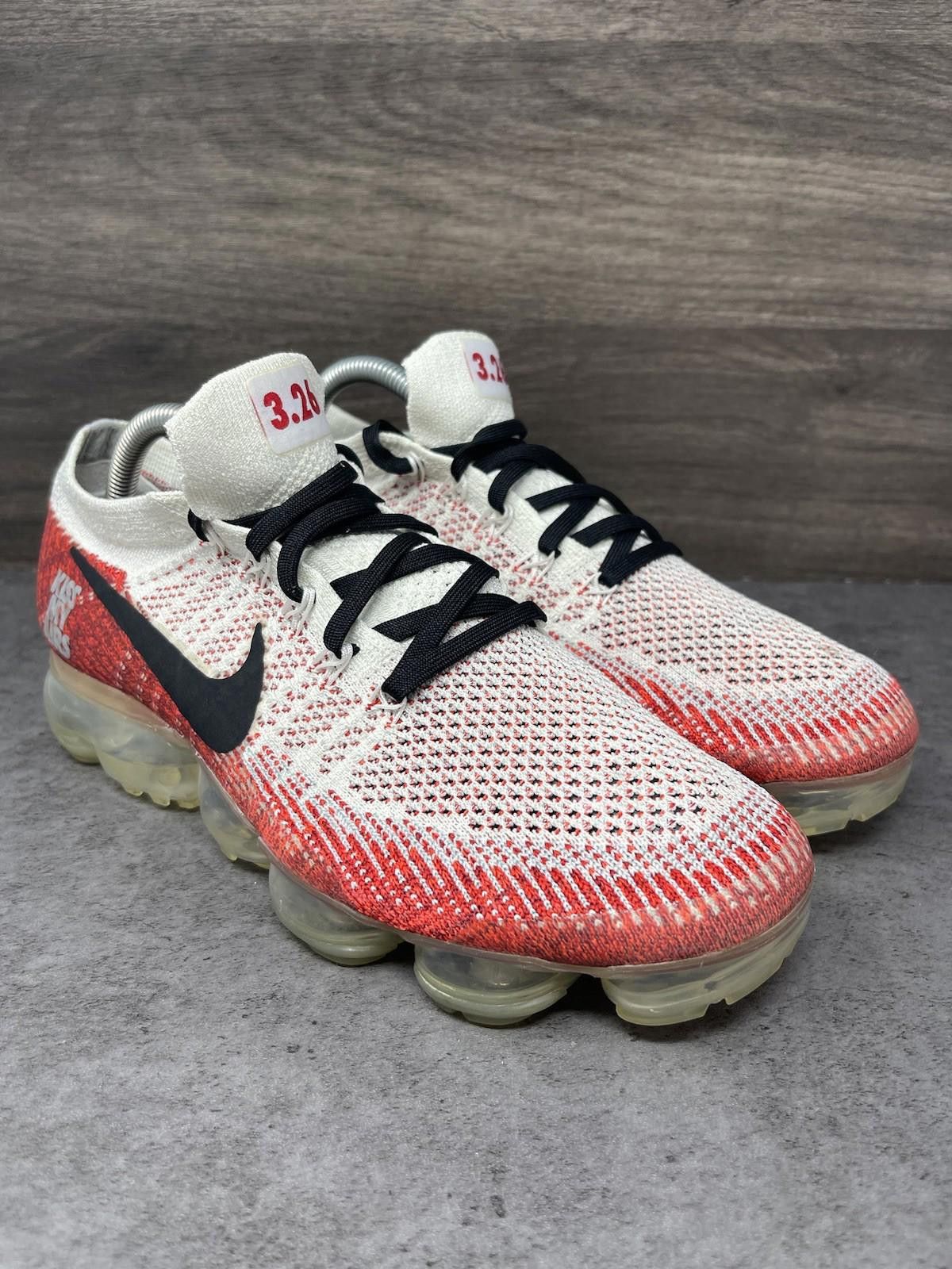 Nike Nike Air Vapormax Shoes Mens Size 8.5 NikeID Custom Red Size US 8.5 / EU 41-42 - 4 Thumbnail