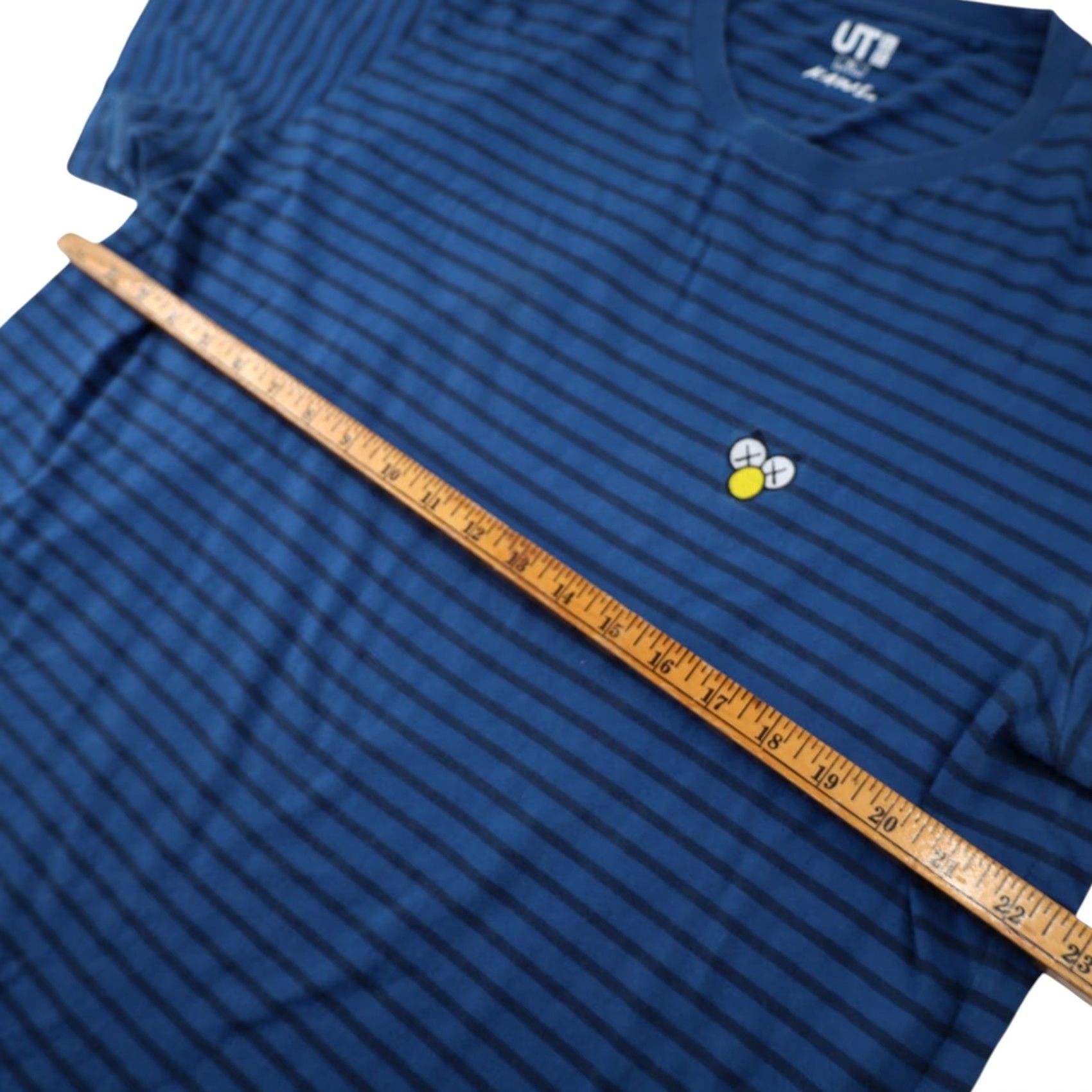 Uniqlo Uniqlo x Kaws Elmo Stripe T Shirt Blue XL Mens Reg Size Size US XL / EU 56 / 4 - 7 Thumbnail