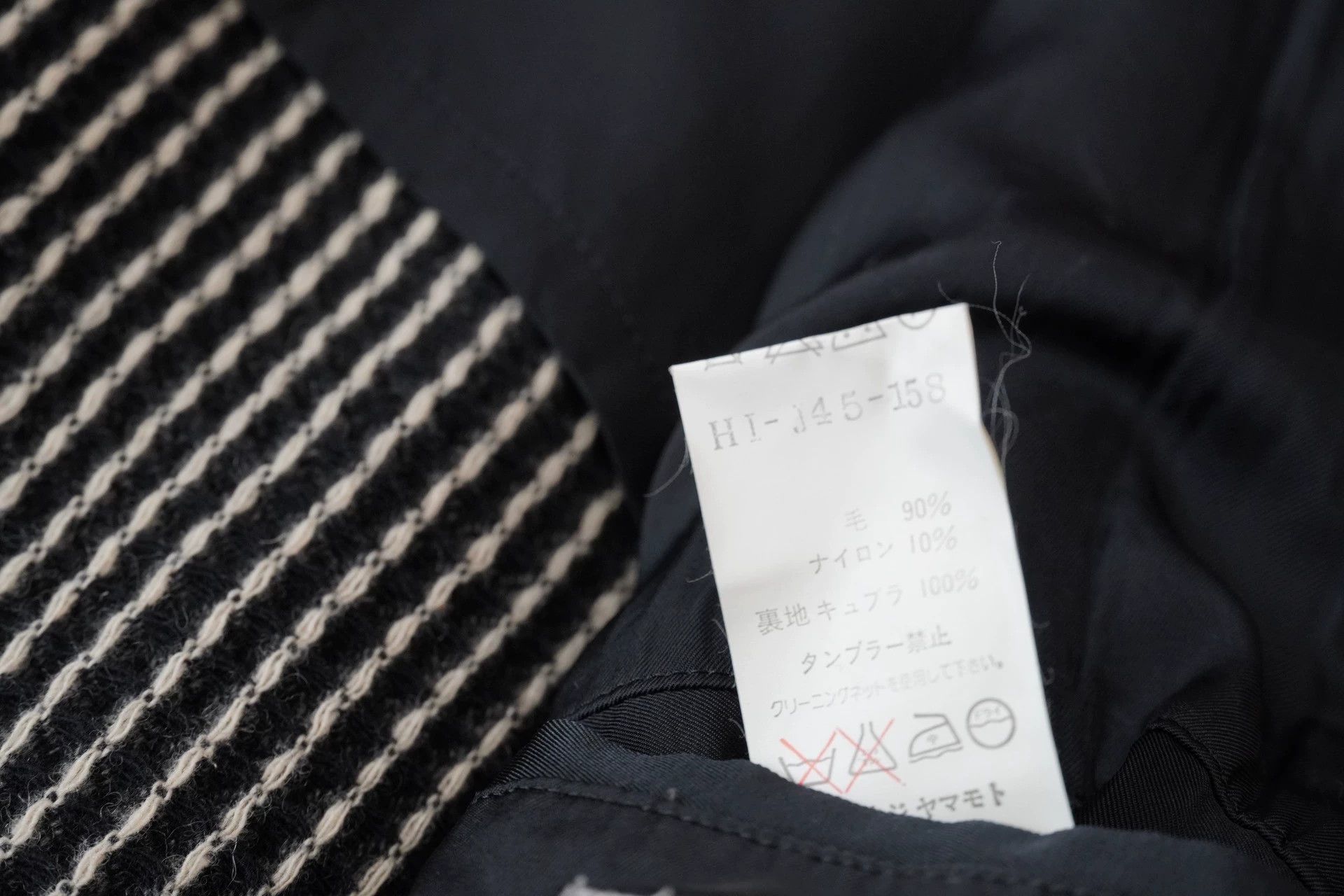 Yohji Yamamoto Yohji Yamamoto 97AW Wax Figure Waffle Check Jacket M Size US M / EU 48-50 / 2 - 6 Thumbnail