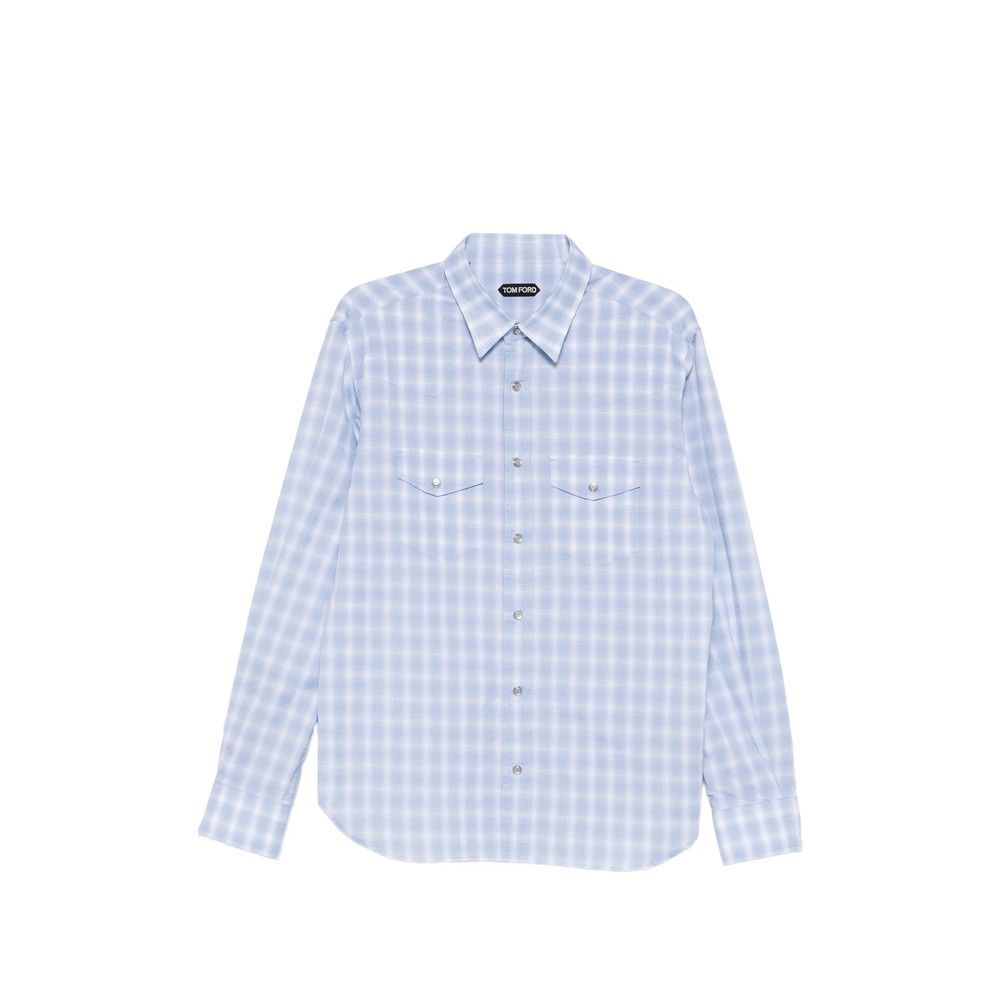 Tom Ford Tom Ford BLUE Shirts Size US L / EU 52-54 / 3 - 1 Thumbnail