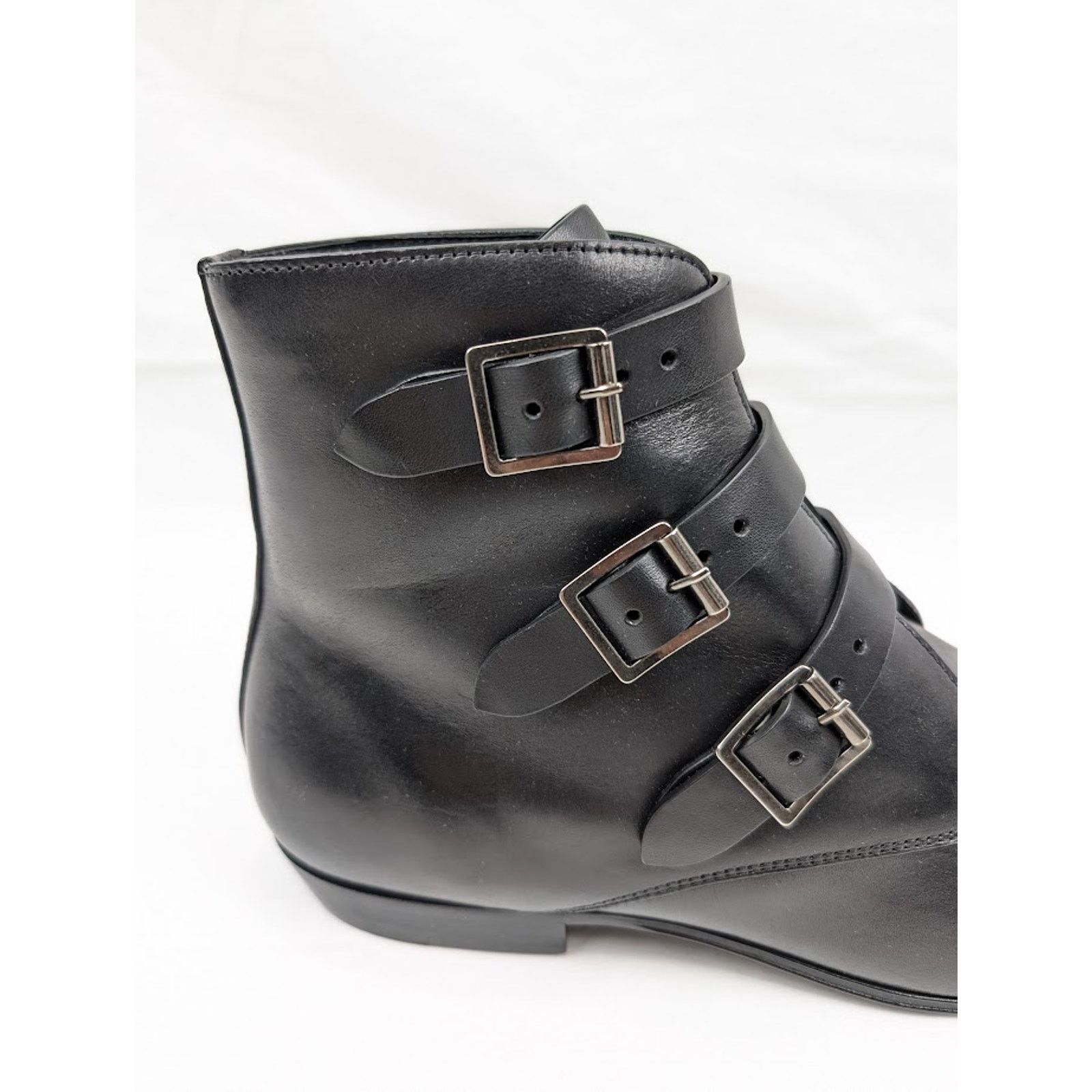 Saint Laurent Paris o1rshd1 Goth 15 Boots in Nero Size US 9.5 / EU 42-43 - 4 Thumbnail