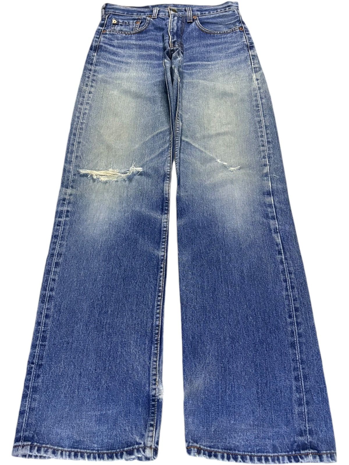 Levi's Vintage 90s Levis 512 Mud Wash Distressed Loose Jeans Size US 28 / EU 44 - 1 Thumbnail