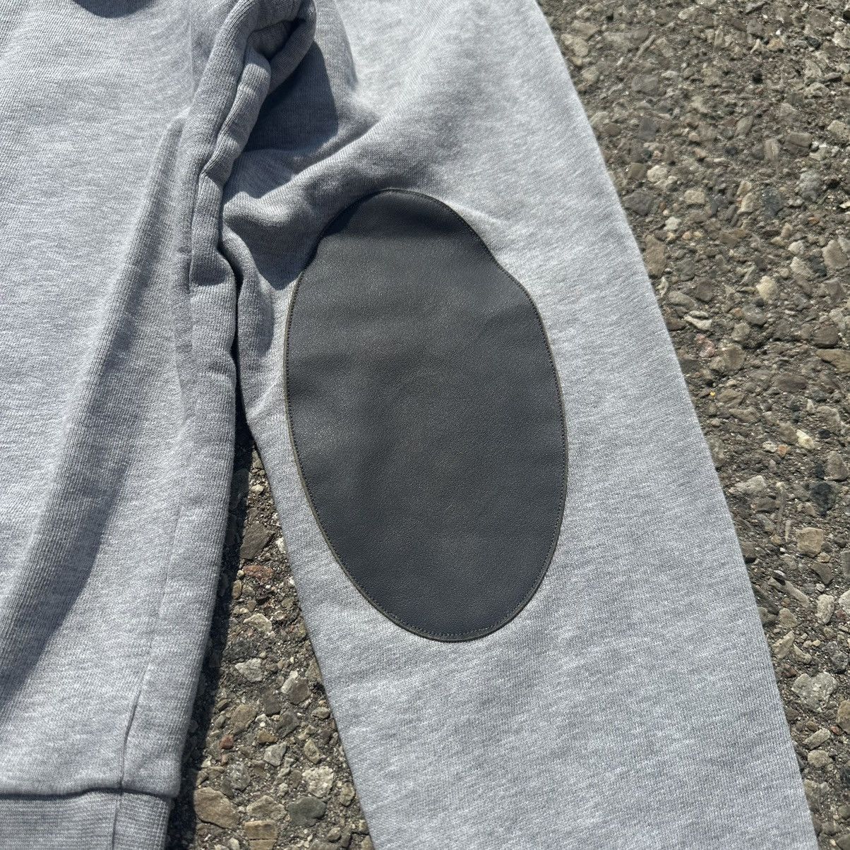 Maison Margiela Maison Marjiela Gray Sweater With Leather Inserts Size US M / EU 48-50 / 2 - 5 Thumbnail