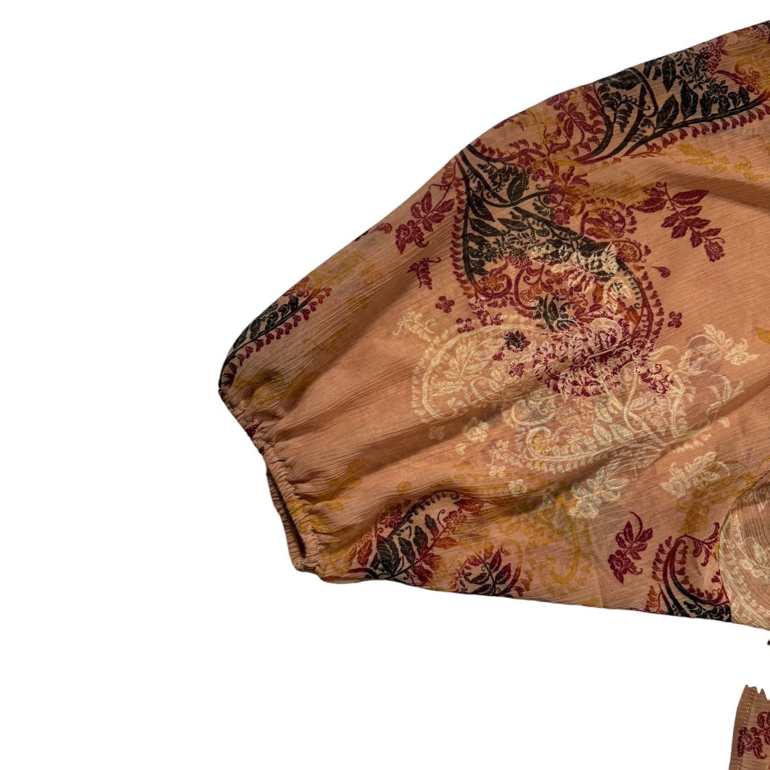 Other Lane Bryant Sheer Top with Floral Paisley Pattern Size 18/20 Size XXL / US 16-18 / IT 52-54 - 3 Thumbnail