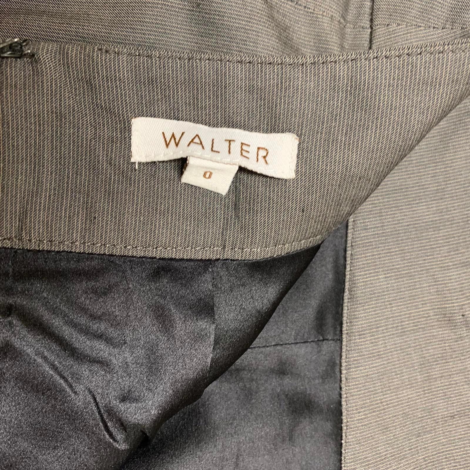 Walter Van Beirendonck Walter Women's Size 0 Gray Pencil Skirt Size 25" / US 0 / IT 36 - 8 Thumbnail