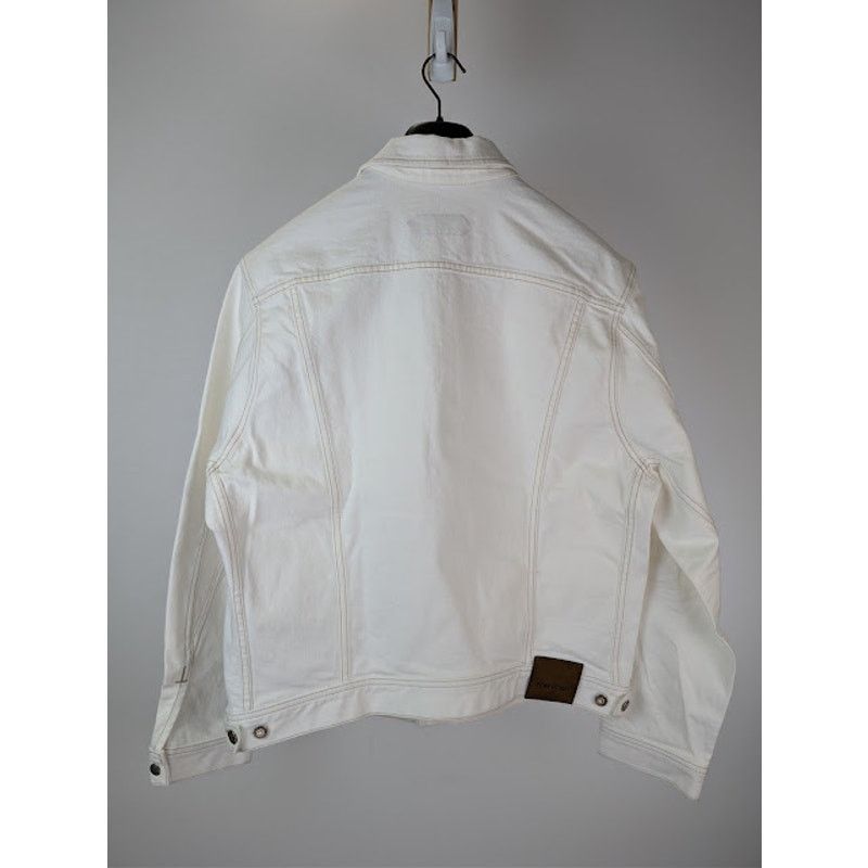 Tom Ford o1rshd1 Iconic Denim Jacket in Off-White Size US XL / EU 56 / 4 - 10 Thumbnail