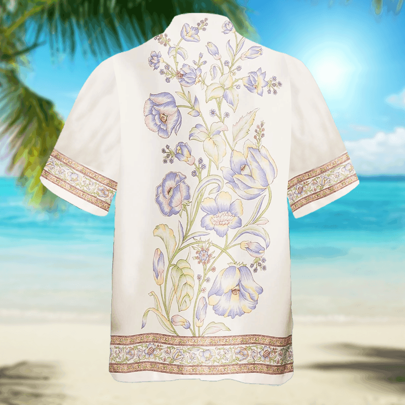 Designer × The Unbranded Brand Men’s Floral Bowling Shirt | Vintage Vibe, Modern Cool Size US M / EU 48-50 / 2 - 4 Thumbnail