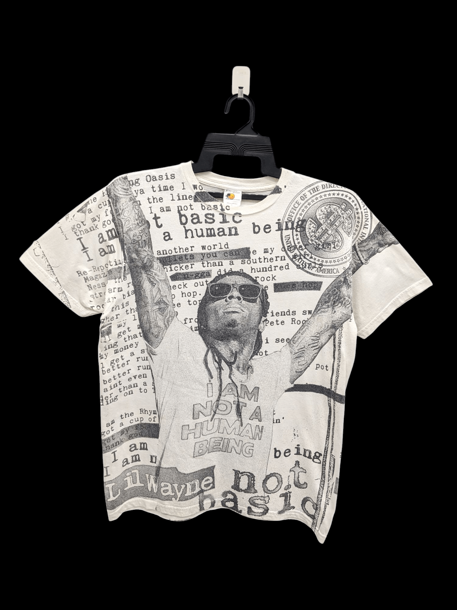 Rap Tees Vintage American Rapper Lil Wayne Band Tees Rap Tshirt Size US L / EU 52-54 / 3 - 1 Thumbnail