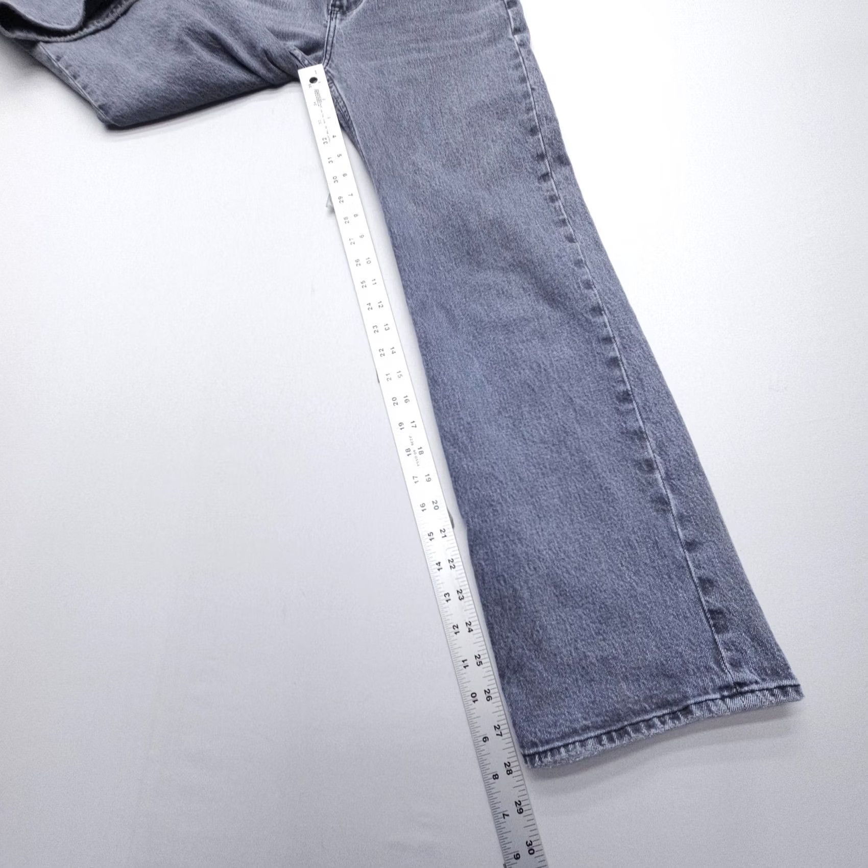 Abercrombie & Fitch Abercrombie & Fitch 90s Relaxed High Rise Jeans Womens 24 Gray Black Size 24" / US 00 / IT 34 - 7 Thumbnail