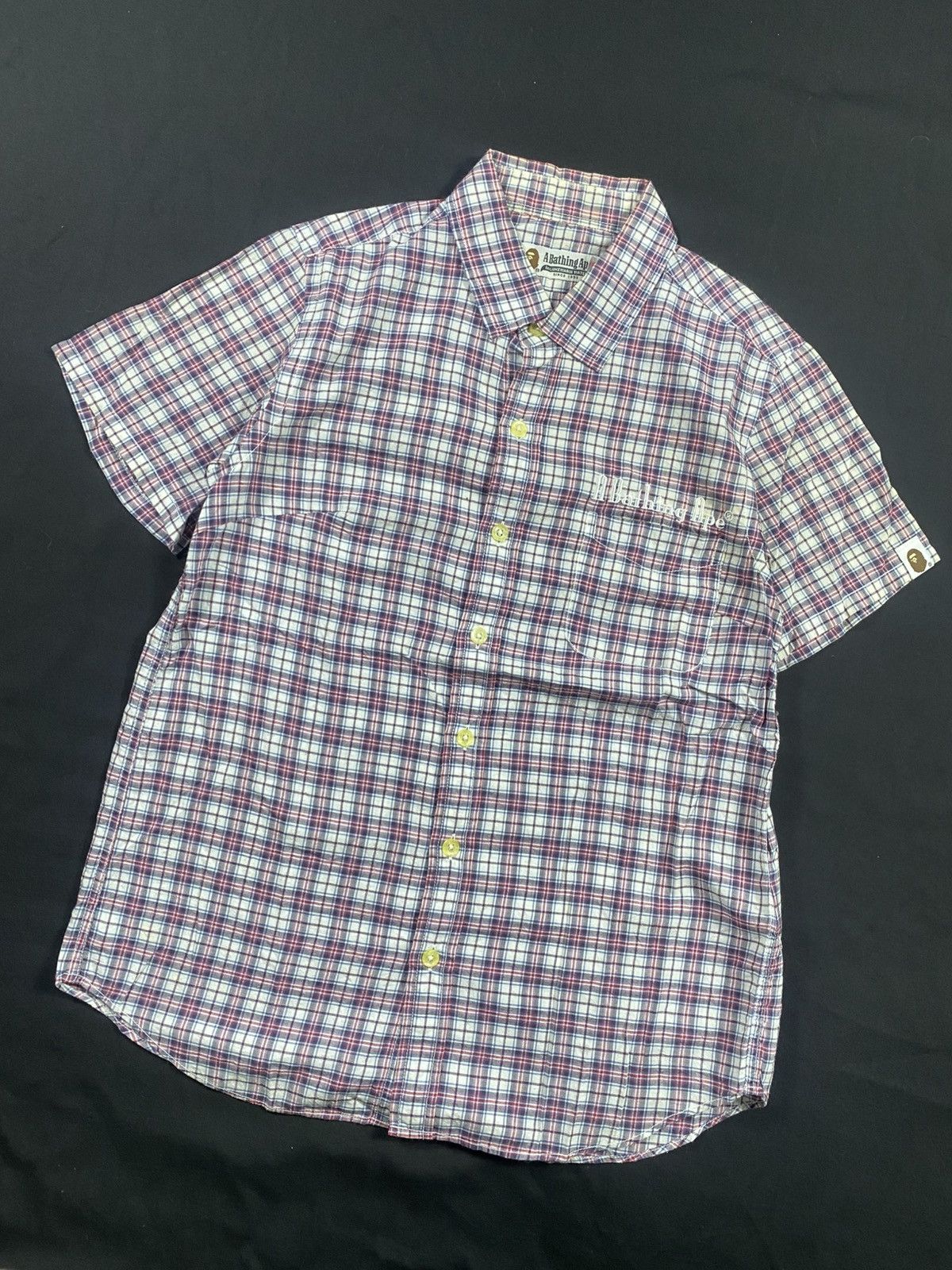 Bape Bape A Bathing Ape Tartan button up shirt Size US S / EU 44-46 / 1 - 2 Thumbnail