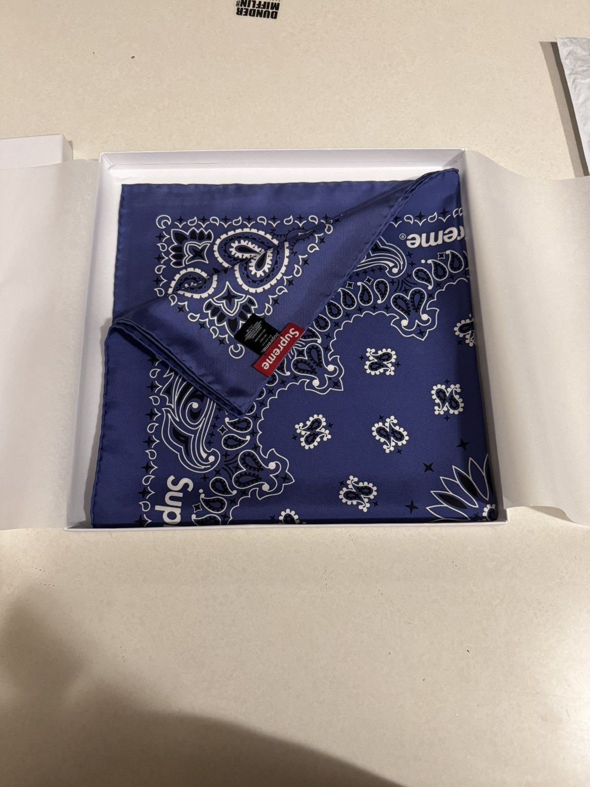【SS25_week12 】Supreme Silk Bandana（Navy） SS25_week12 】Supreme Silk Bandana（Navy） Supreme Silk