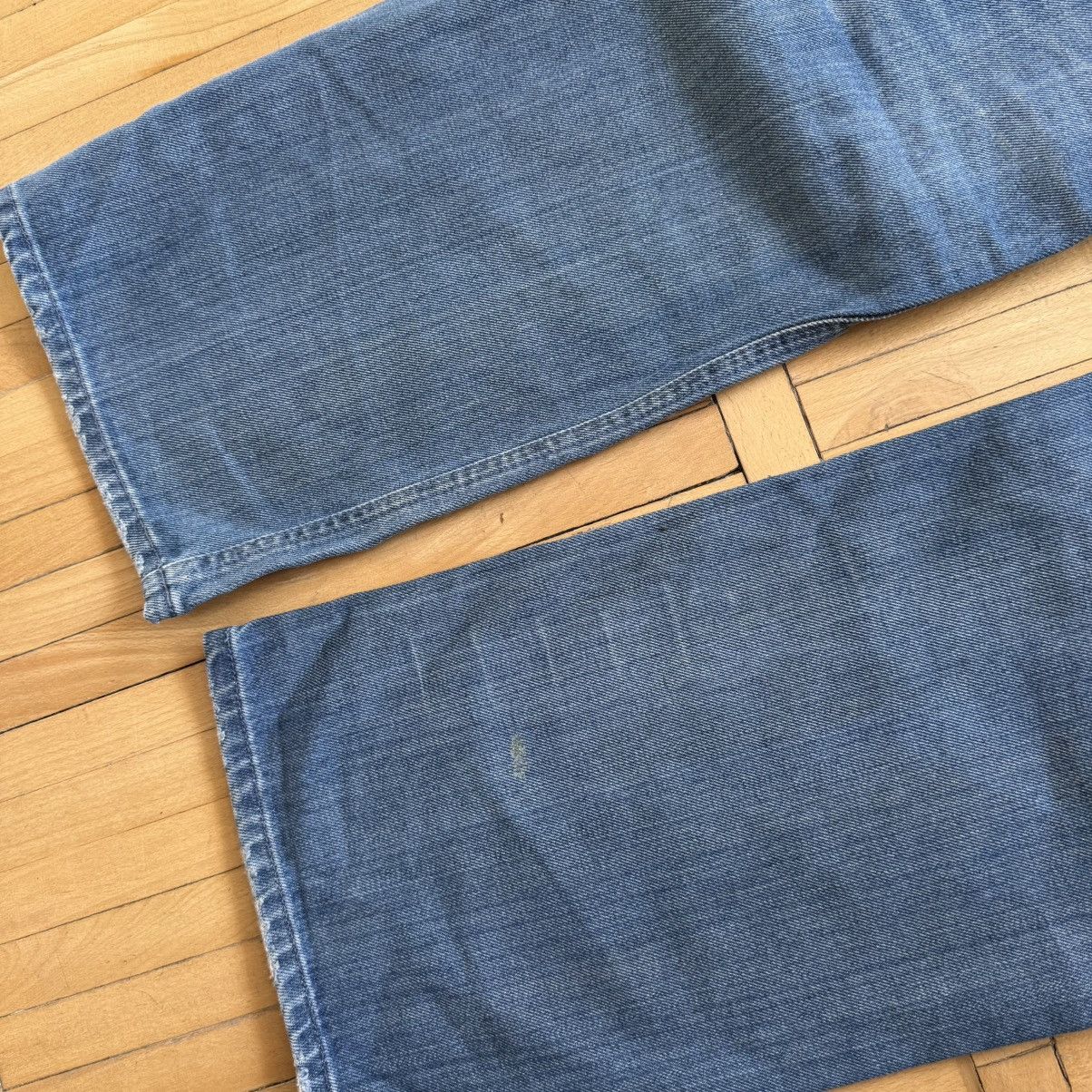 Diesel 📌 Crazy Diesel Flared Bootcut Vintage Y2K Washed Blue Denim Size US 34 / EU 50 - 17 Thumbnail