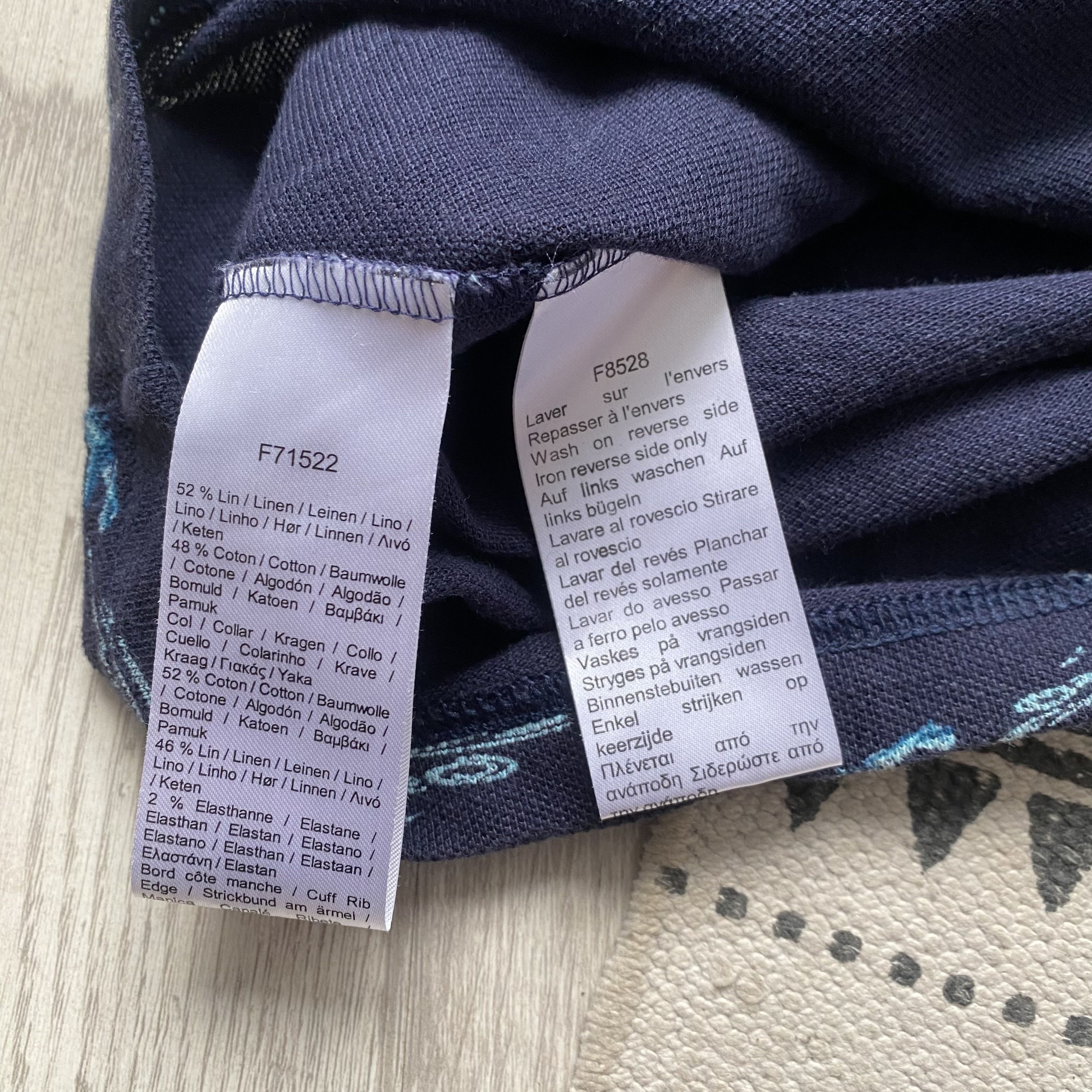Lacoste 🐊Luxury Lacoste linen Polo t-shirt monogram Size US XS / EU 42 / 0 - 6 Thumbnail
