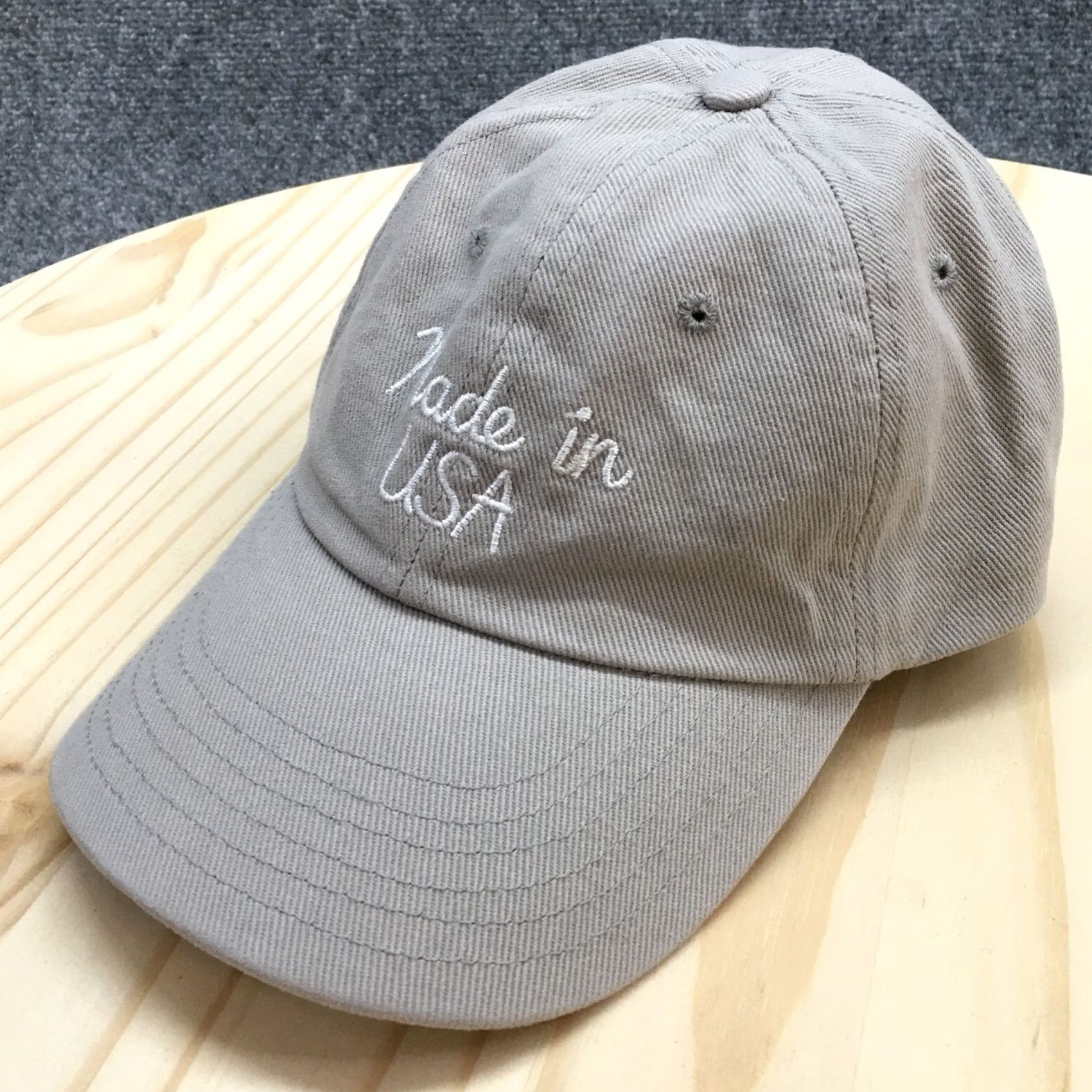Vintage Love Your Melon Baseball Cap Gray One Size Adjustable Embroidered USA Logo Cap Size ONE SIZE - 2 Thumbnail