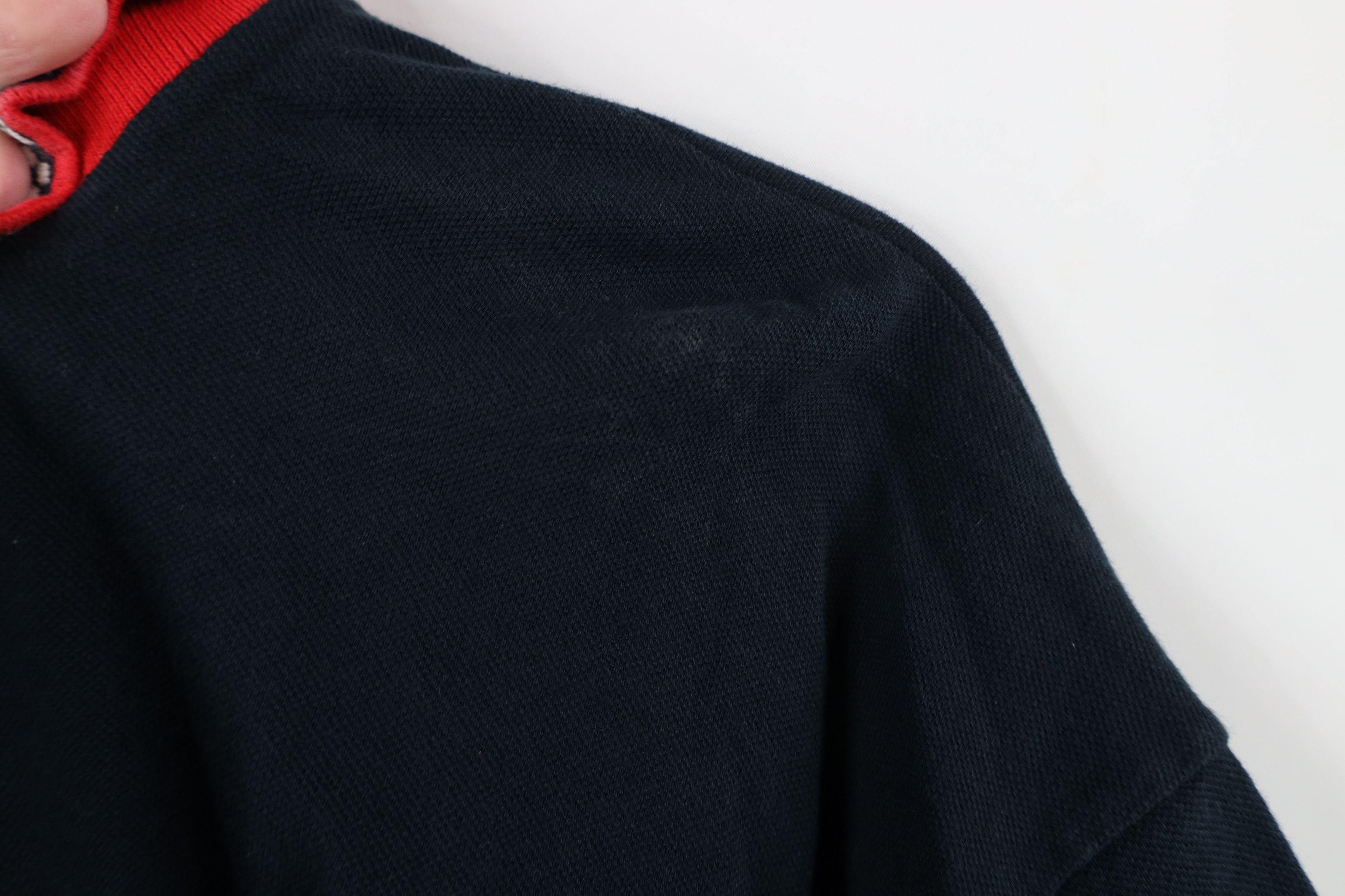 Vintage Vintage 90s Flag Racing Collared Polo Shirt Black Cotton Size US XL / EU 56 / 4 - 4 Thumbnail