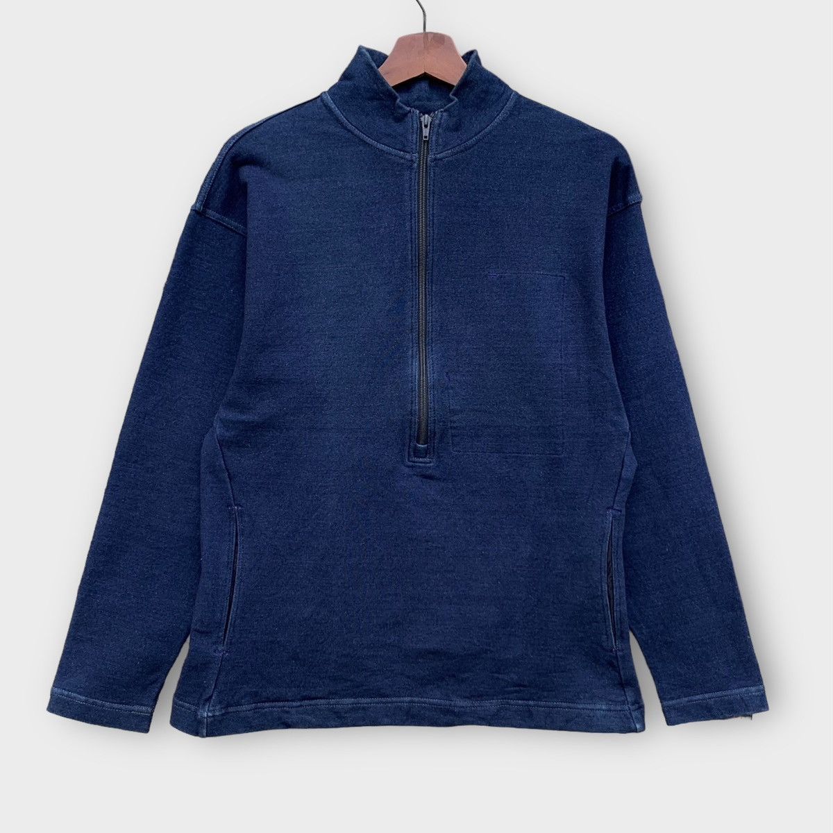 Blue Blue Japan × Indigo × Vintage Vintage Blue Blue Japan Sweatshirt Size M / US 6-8 / IT 42-44 - 1 Thumbnail