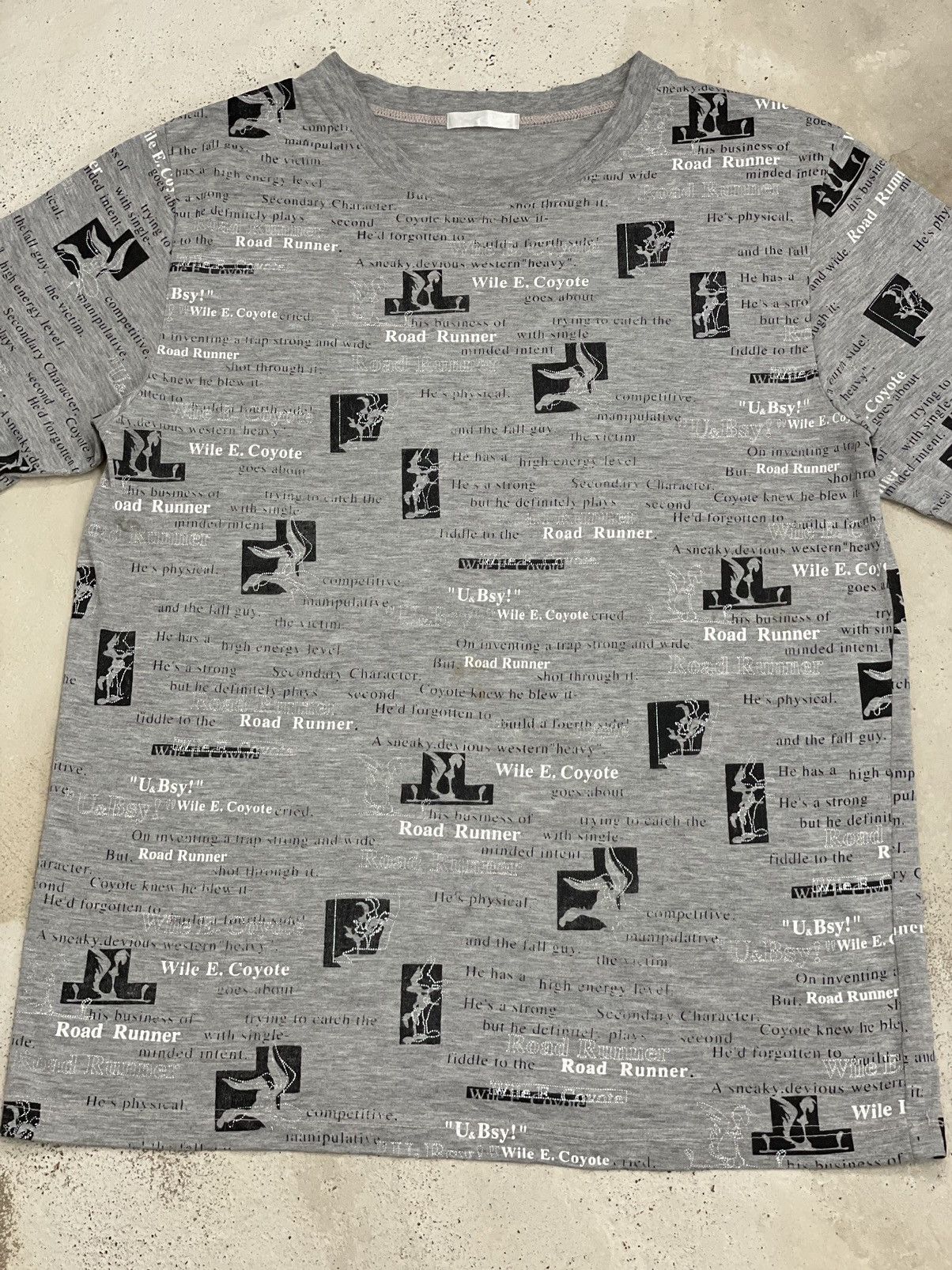 Japanese Brand Full Print Road Runner Wile E.Coyote Bunny Size US M / EU 48-50 / 2 - 4 Thumbnail