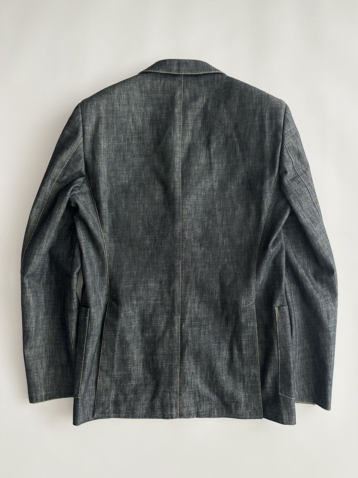 Gucci Gucci by Tom Ford Raw Denim Blazer Jacket Size US M / EU 48-50 / 2 - 3 Thumbnail