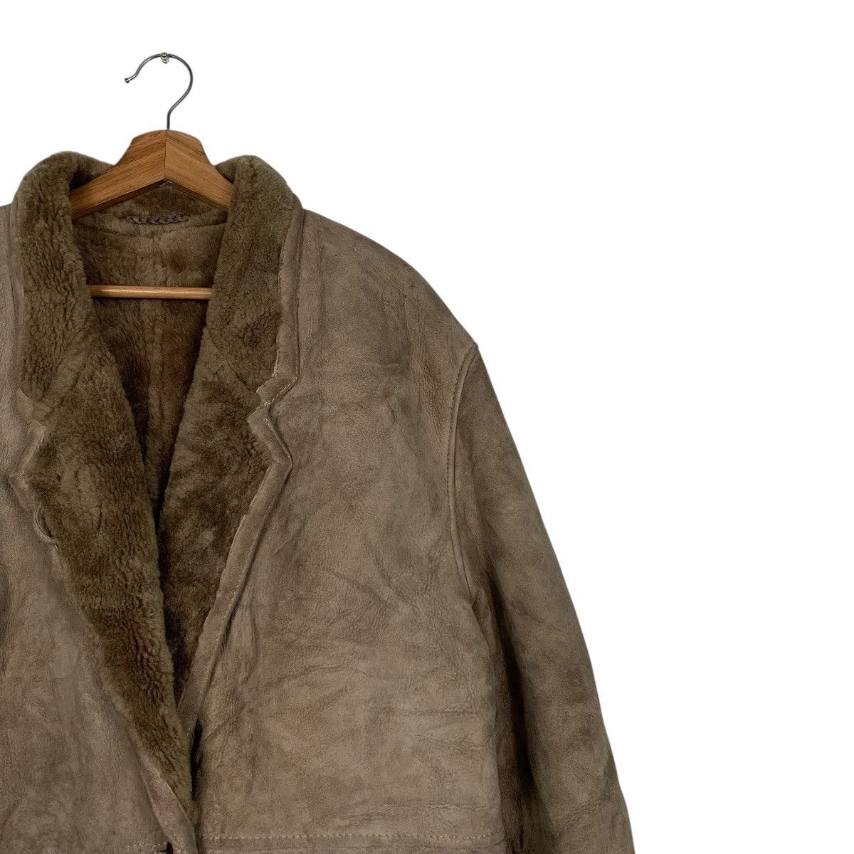 Other Authentic Leather Women Shearling Coat Size M / US 6-8 / IT 42-44 - 5 Thumbnail