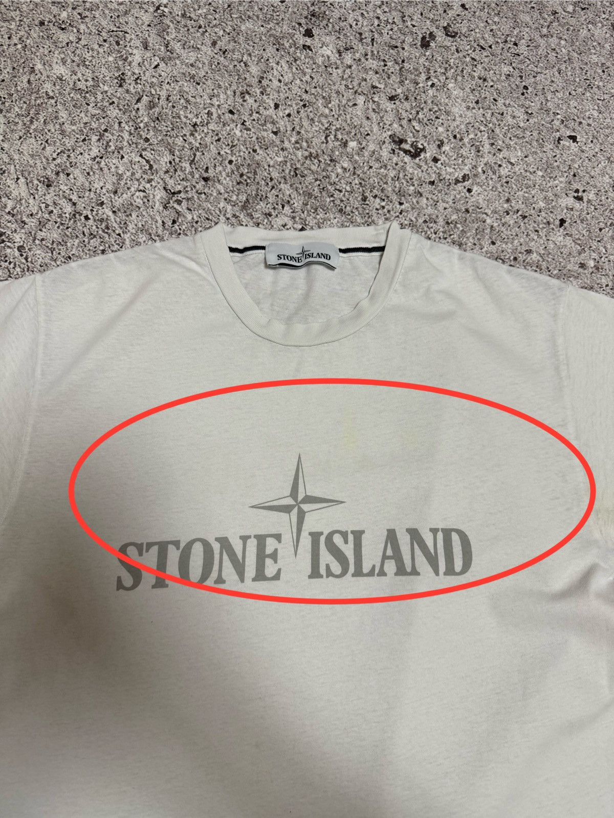 Designer Rare Luxury Stone Island Style Big Logo Casual T-Shirt Size US S / EU 44-46 / 1 - 16 Thumbnail
