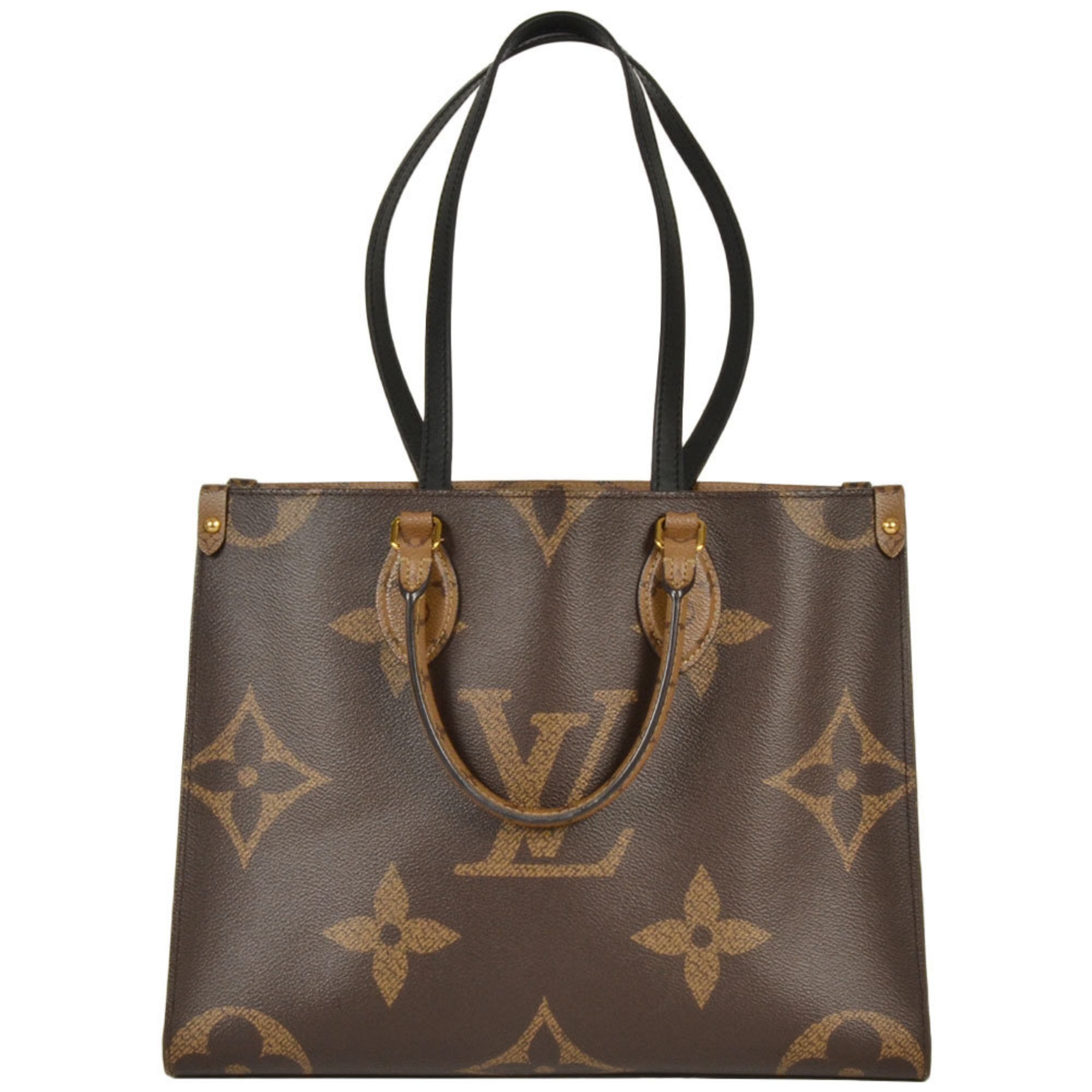 LOUIS VUITTON On the Go MM Tote Bag Monogram Giant M45321 Brown