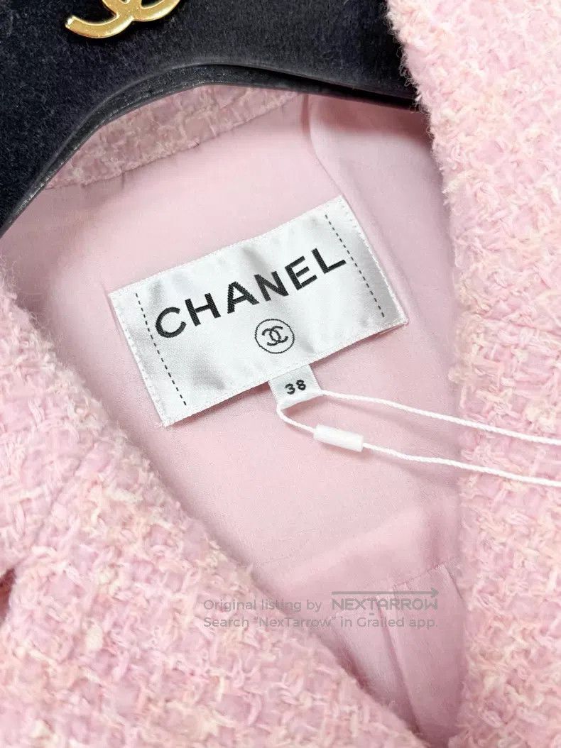 Chanel Chanel Long-sleeved jacket with diamond rolled edge woven Size XS / US 0-2 / IT 36-38 - 6 Thumbnail