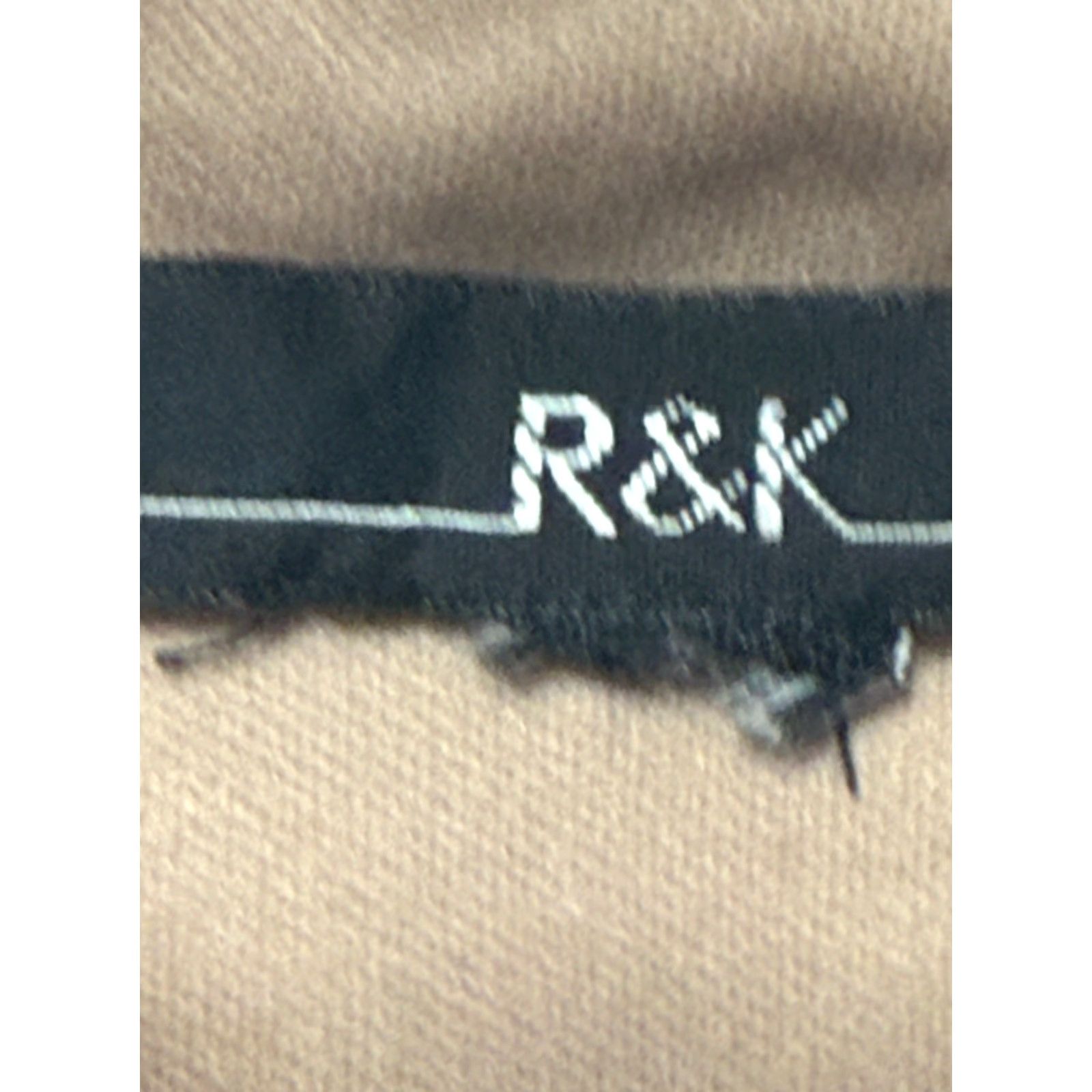 Vintage **R&K Women's Medium Black Tan Floral Lace Zipper Dress** User: R&K Women's Medium Black Tan Floral Lace Zipper Dress Size M / US 6-8 / IT 42-44 - 4 Thumbnail