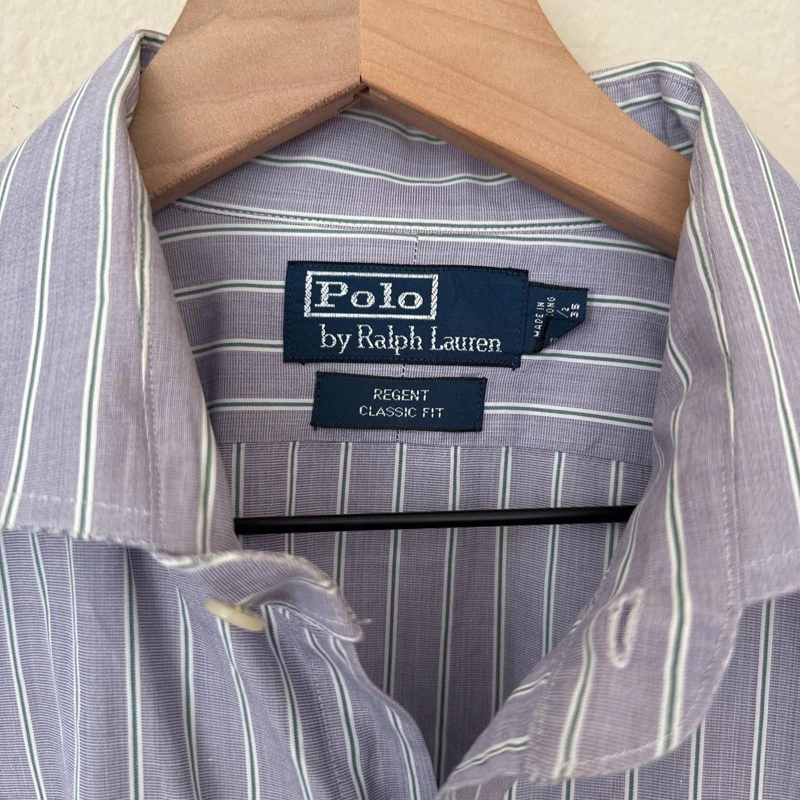 Polo Ralph Lauren Polo Ralph Lauren Button Down Shirt Men's Purple Size US M / EU 48-50 / 2 - 2 Thumbnail