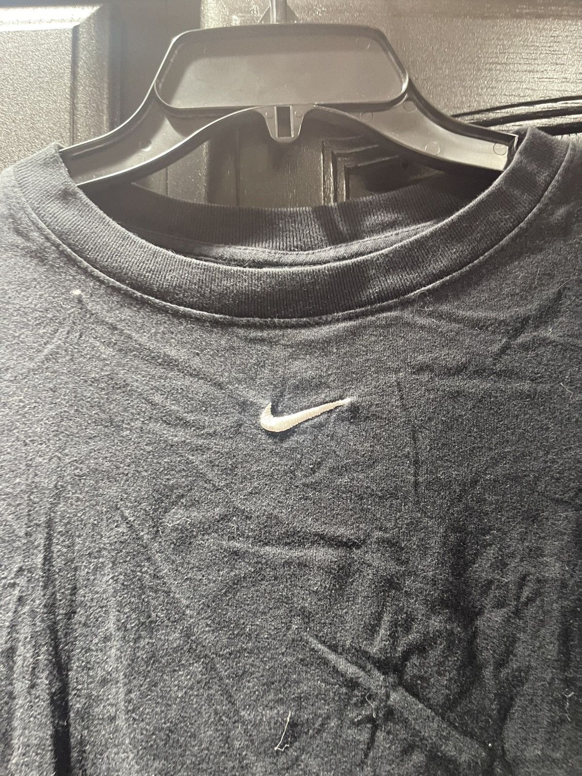 Nike Nike T Shirt Mens Sz L Black Short Sleeve Nike Centre Swoosh Size US L / EU 52-54 / 3 - 2 Thumbnail