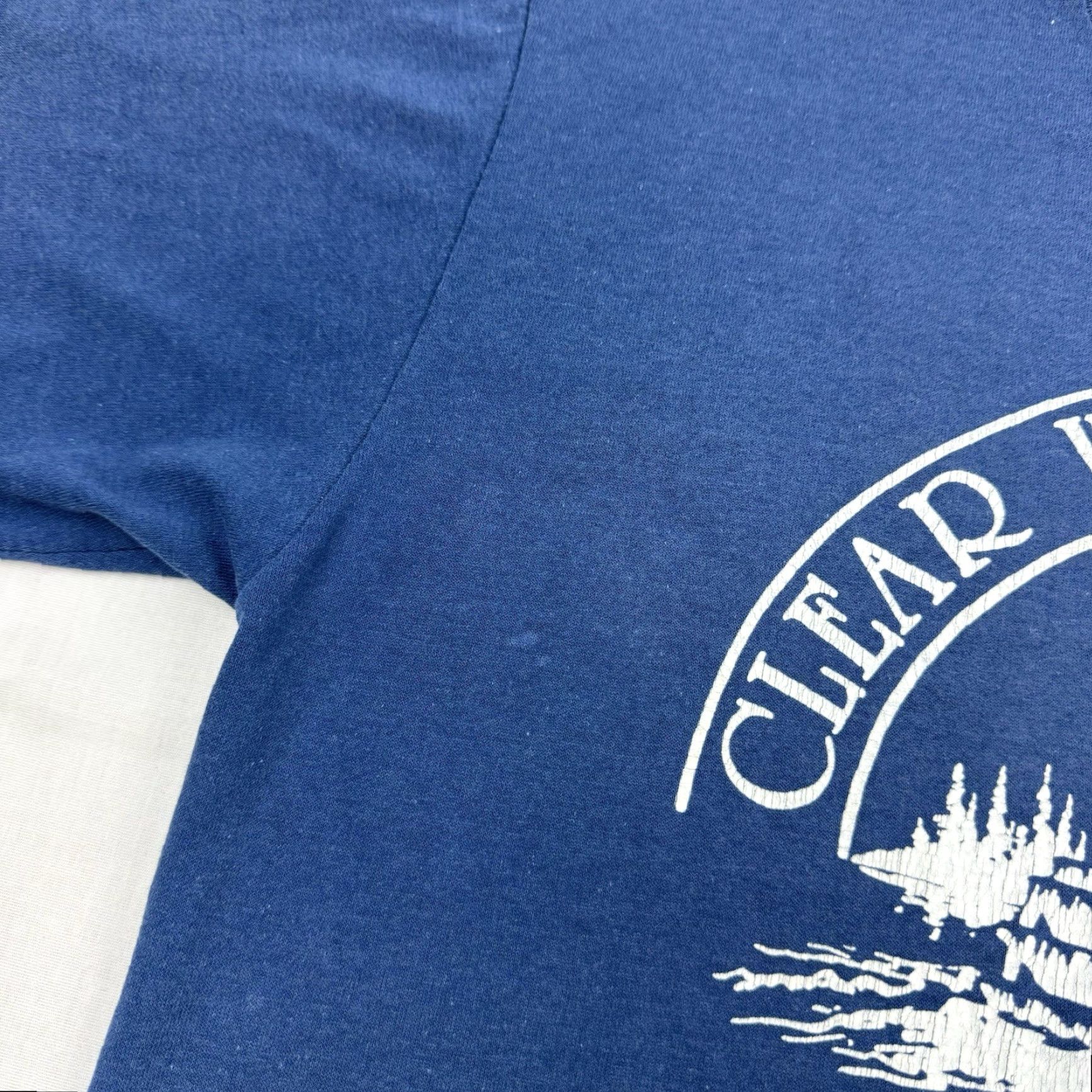Vintage Vintage Stedman USA T-Shirt Adult Large Short Sleeve Crew Neck 1980s Blue Mens Size US L / EU 52-54 / 3 - 5 Thumbnail