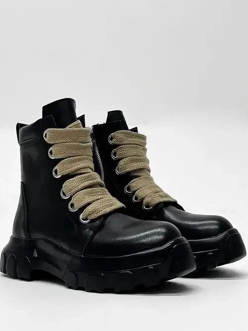 靴 \"Koji Kuga\"platform leather boots Koji Kuga platform leather boots