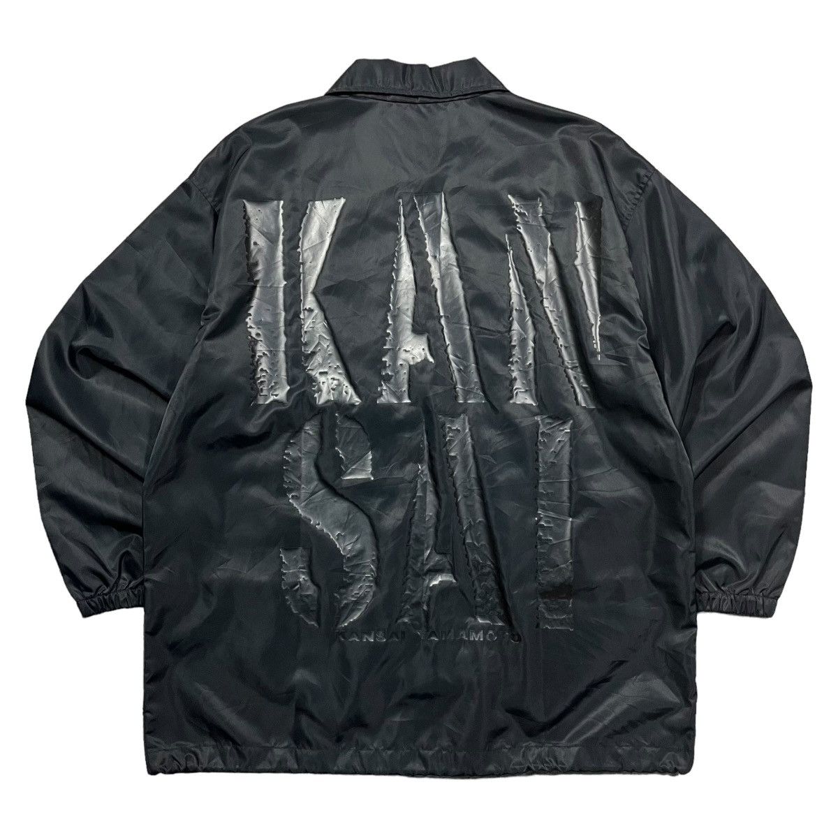 Kansai Yamamoto Vintage Kansai Man Black on Black Big Logo Jacket Size US M / EU 48-50 / 2 - 1 Thumbnail