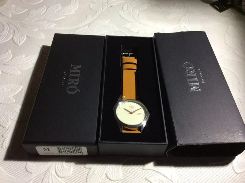Designer Miro White/Brown Men's Watch Size ONE SIZE - 9 Thumbnail