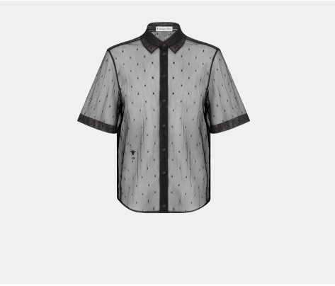 image of Dior O1Bcso1Str0224 Shirt In Black, Women's (Size XL)