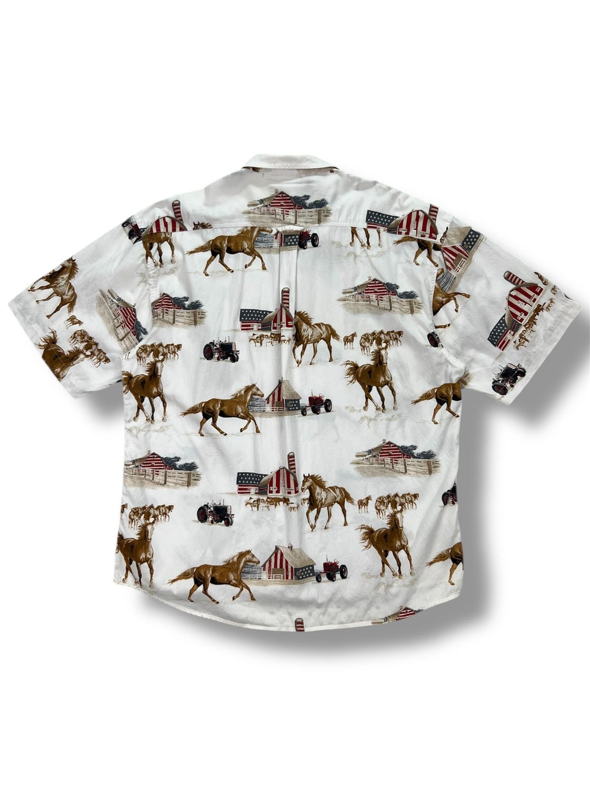 Vintage Bit & Bridle All Over Print Shirt Size US L / EU 52-54 / 3 - 2 Thumbnail
