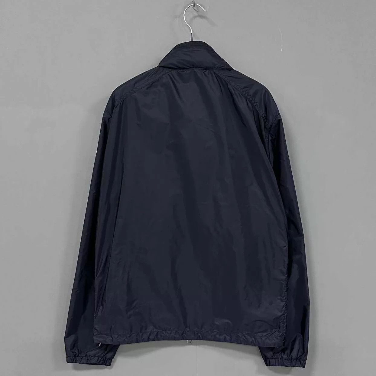 Moncler Moncler Navy Blue Logo Sleeve Jacket Size 1 Size US S / EU 44-46 / 1 - 3 Thumbnail